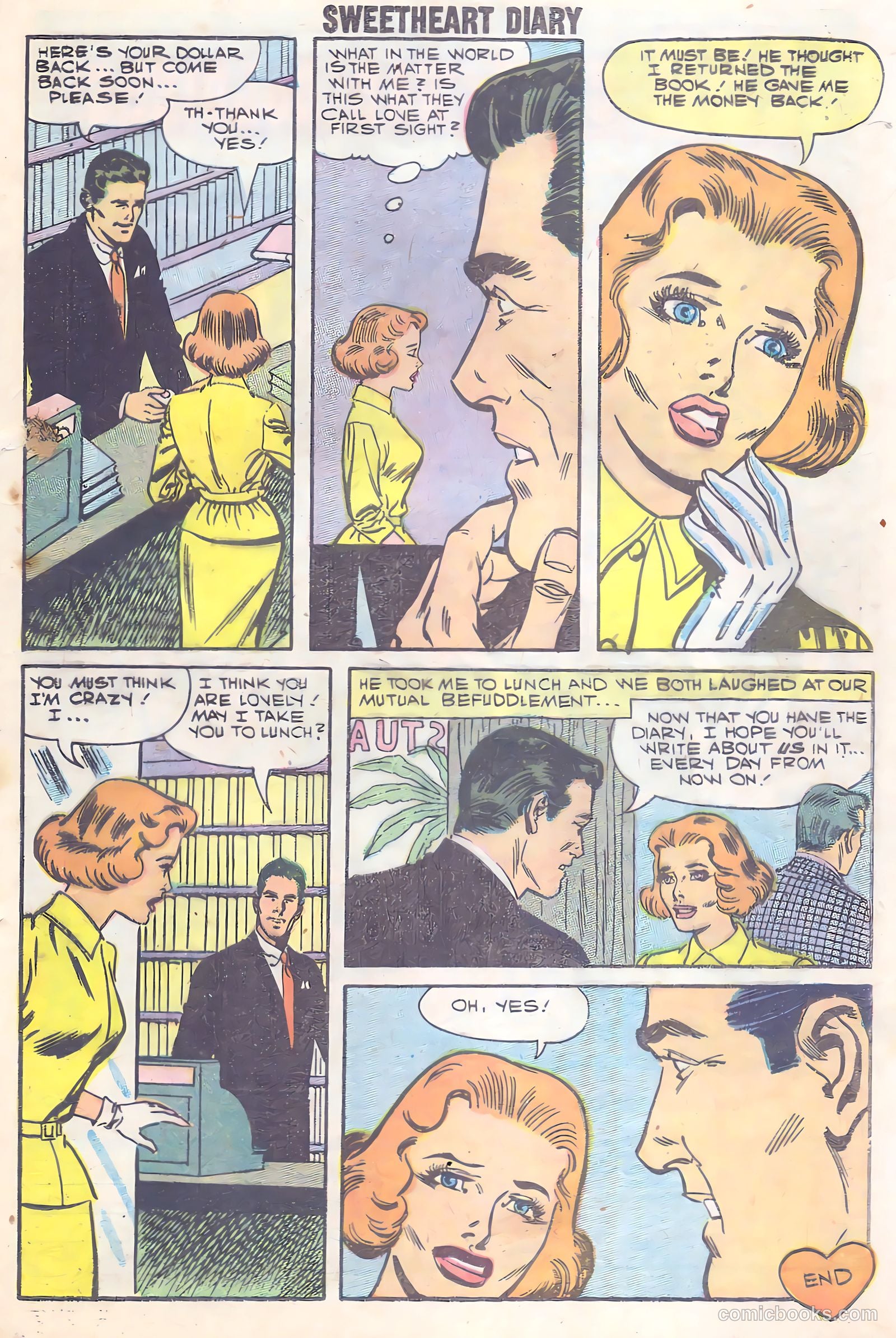 Sweetheart Diary #45 (1959) — page 21 of 36