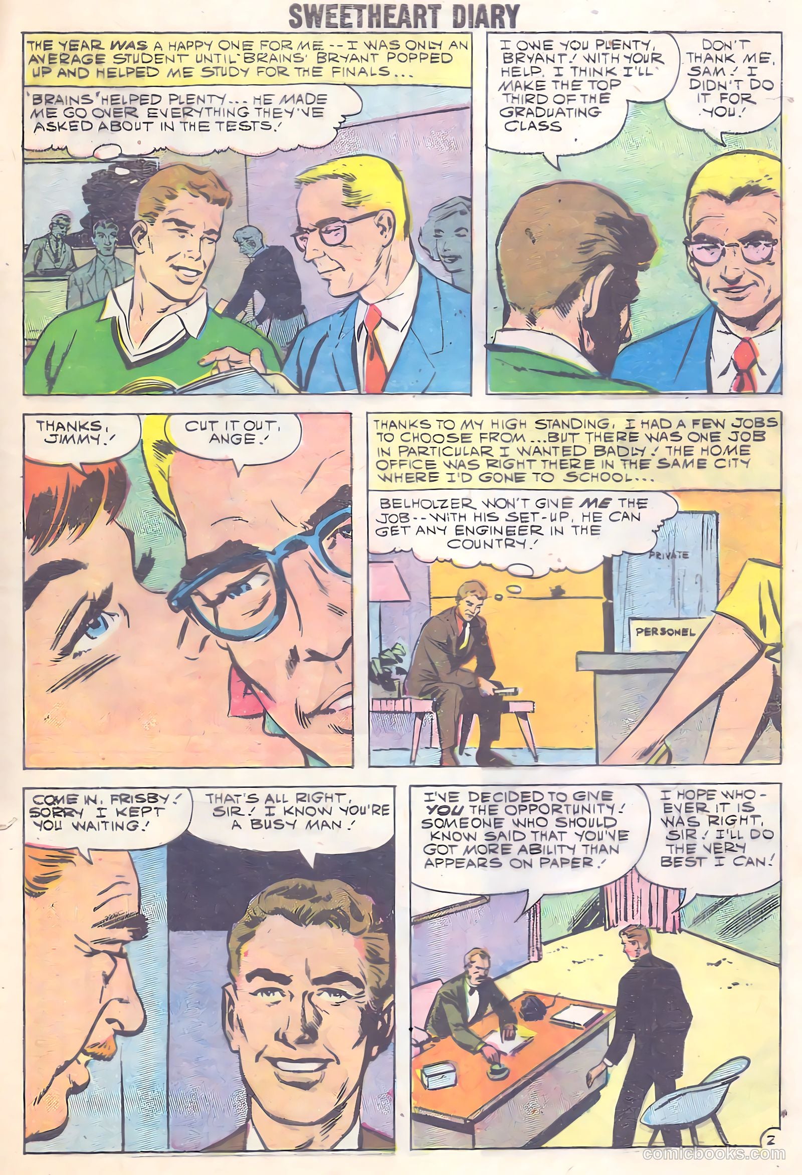 Sweetheart Diary #45 (1959) — page 29 of 36