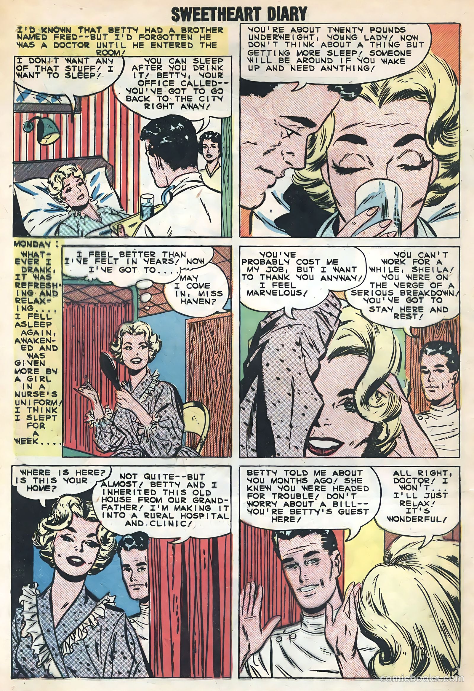 Sweetheart Diary #46 (1959) — page 4 of 35
