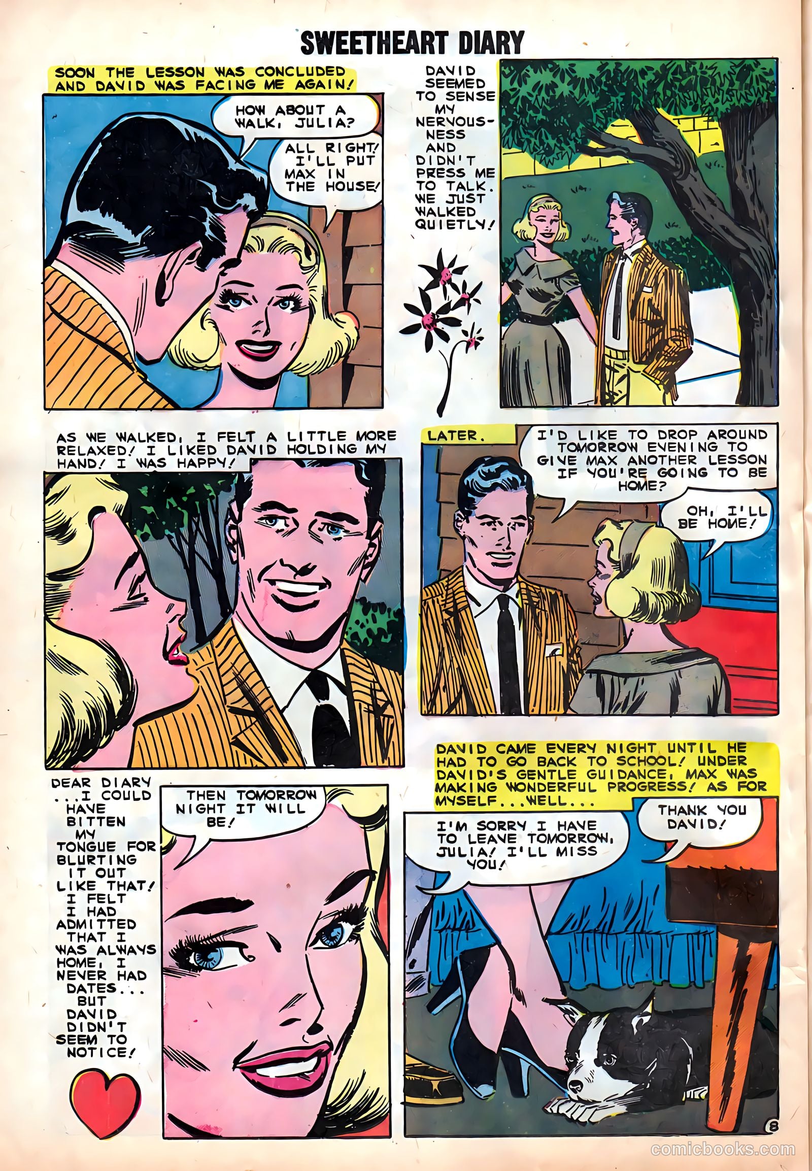 Sweetheart Diary #47 (1959) — page 20 of 36