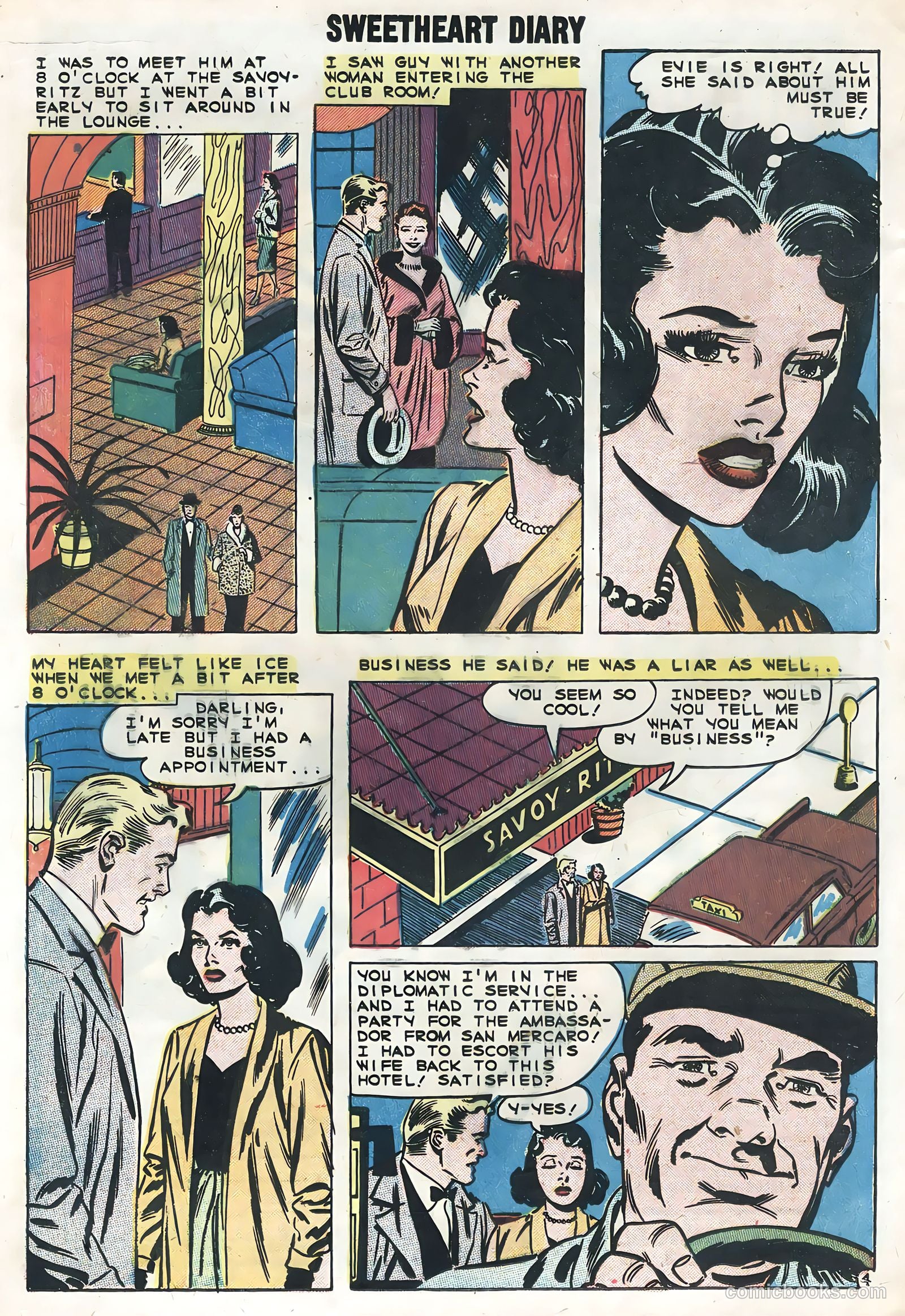 Sweetheart Diary #48 (1959) — page 16 of 36