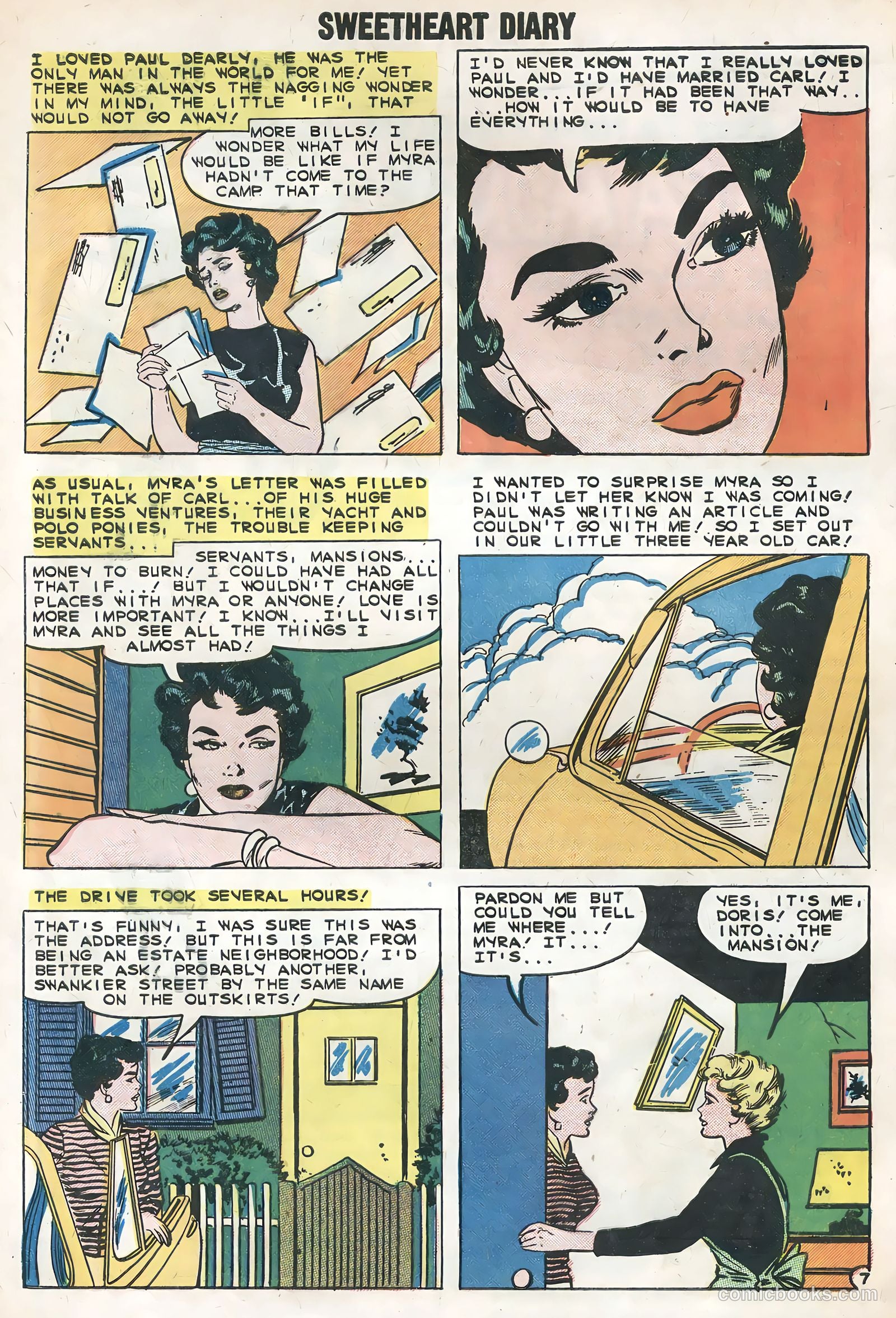 Sweetheart Diary #48 (1959) — page 32 of 36