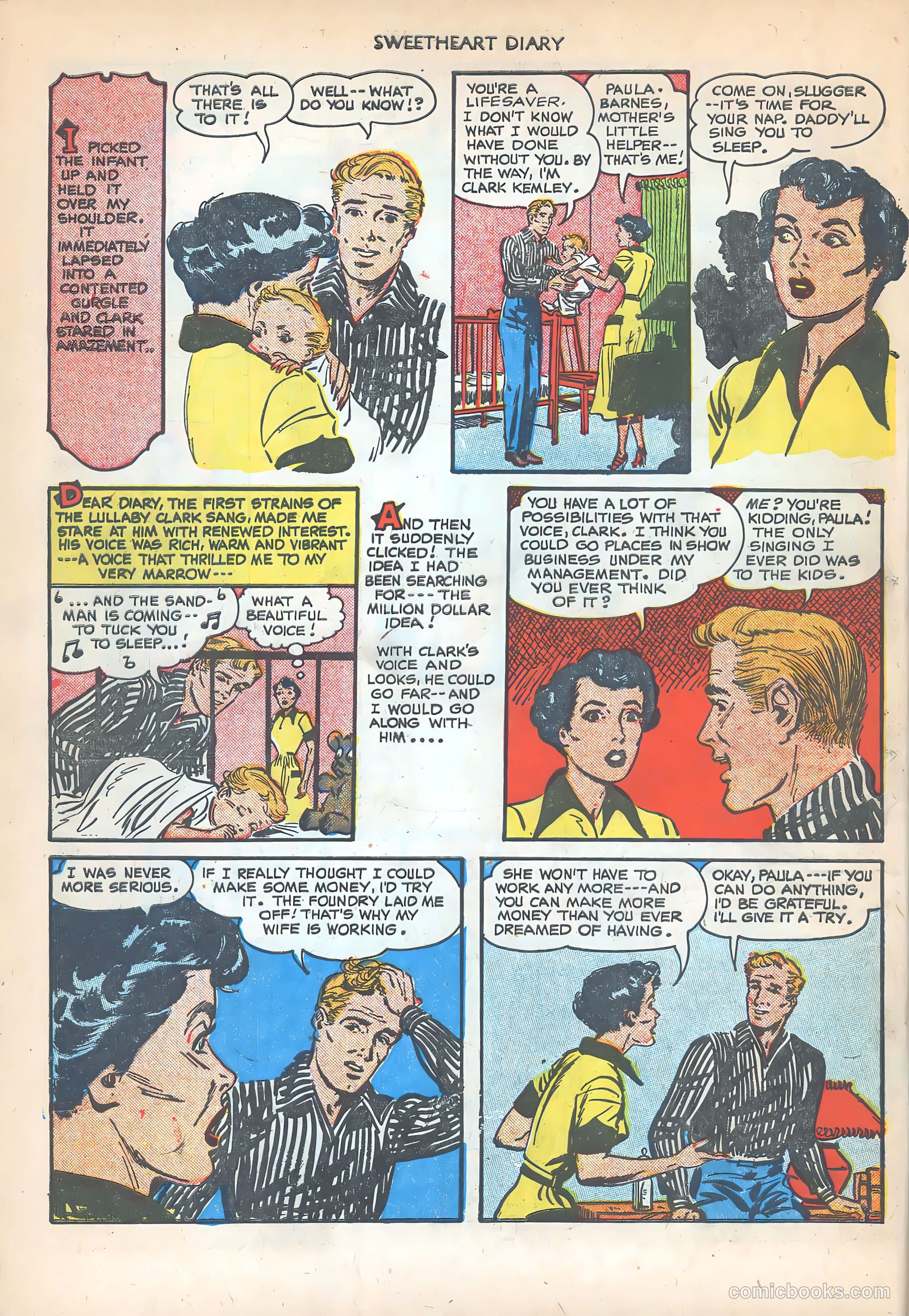Sweetheart Diary #5 (1950) — page 6 of 36