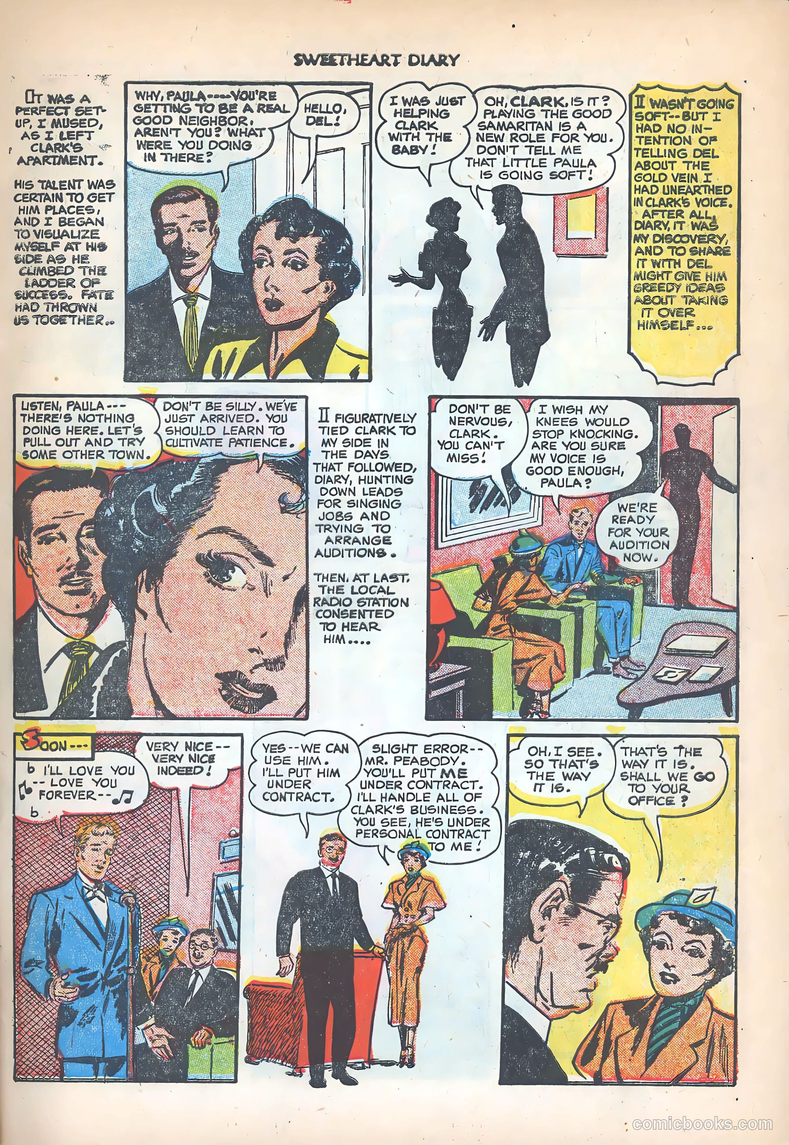 Sweetheart Diary #5 (1950) — page 7 of 36