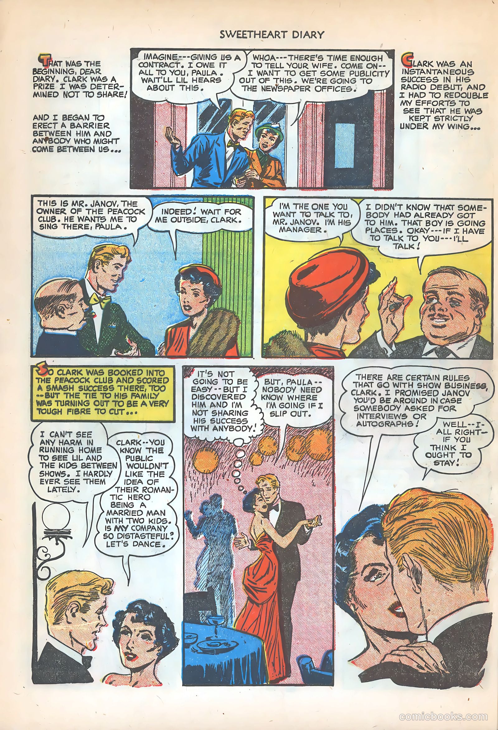 Sweetheart Diary #5 (1950) — page 8 of 36