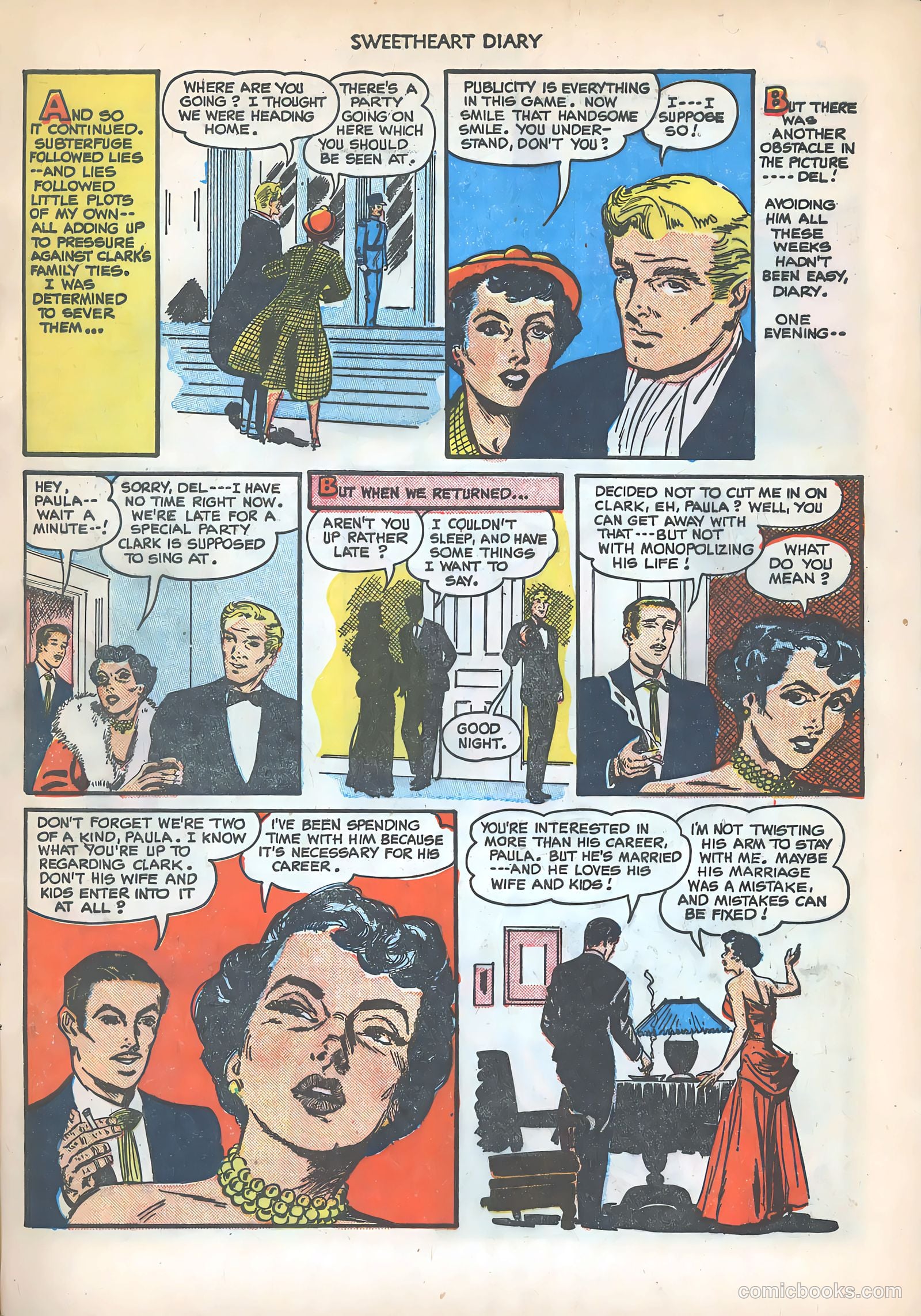 Sweetheart Diary #5 (1950) — page 9 of 36