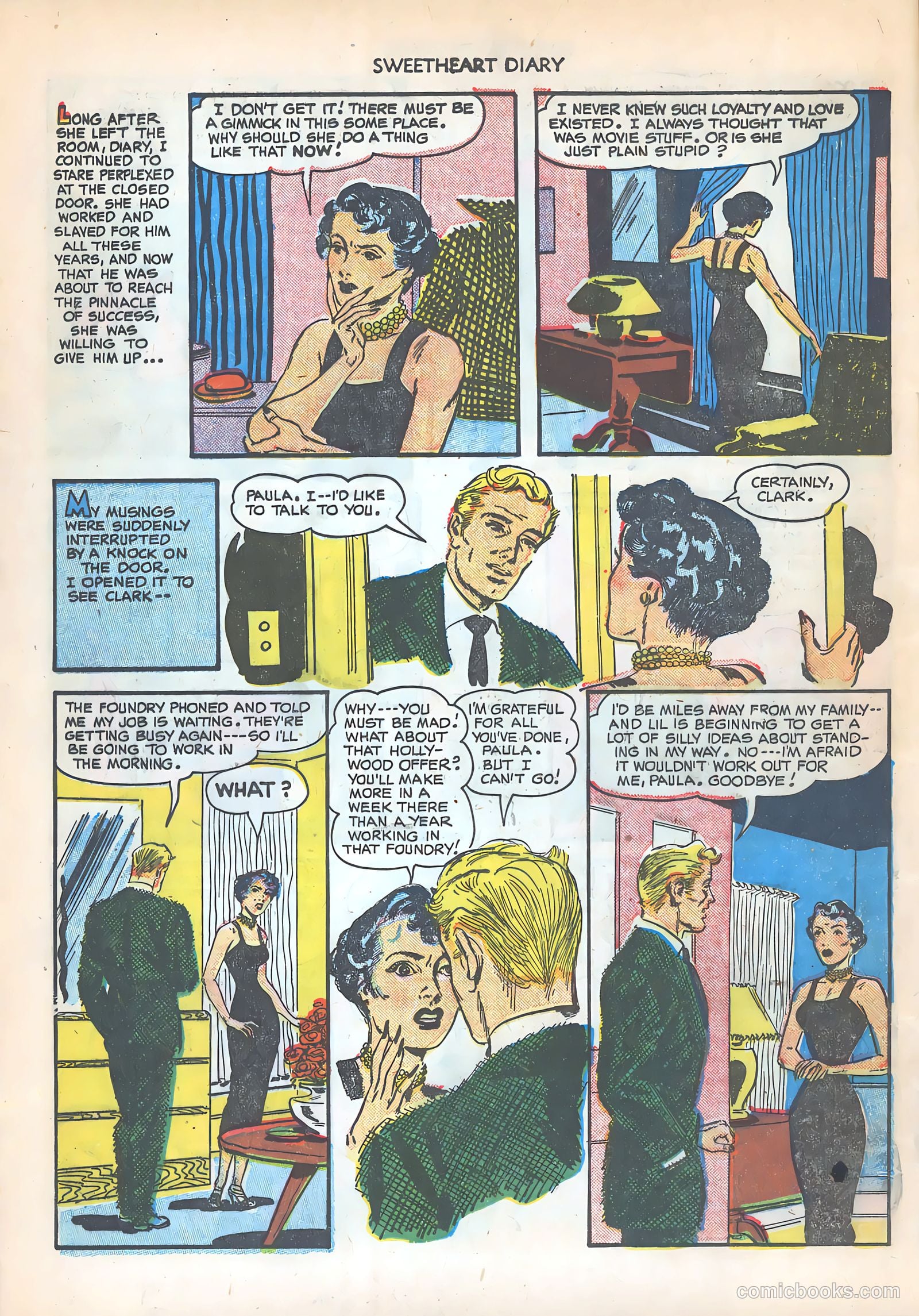 Sweetheart Diary #5 (1950) — page 12 of 36