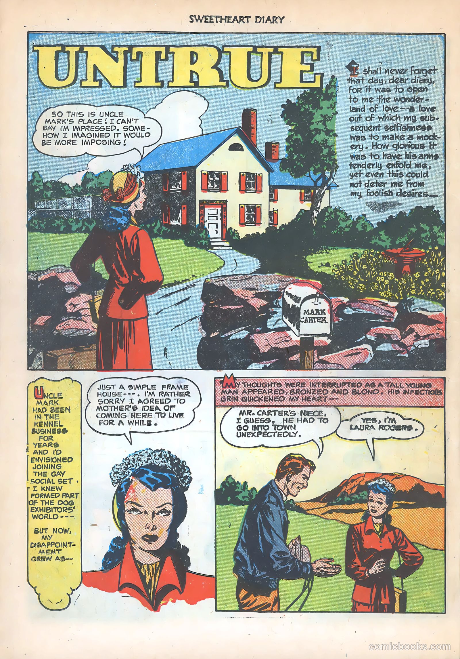 Sweetheart Diary #5 (1950) — page 14 of 36
