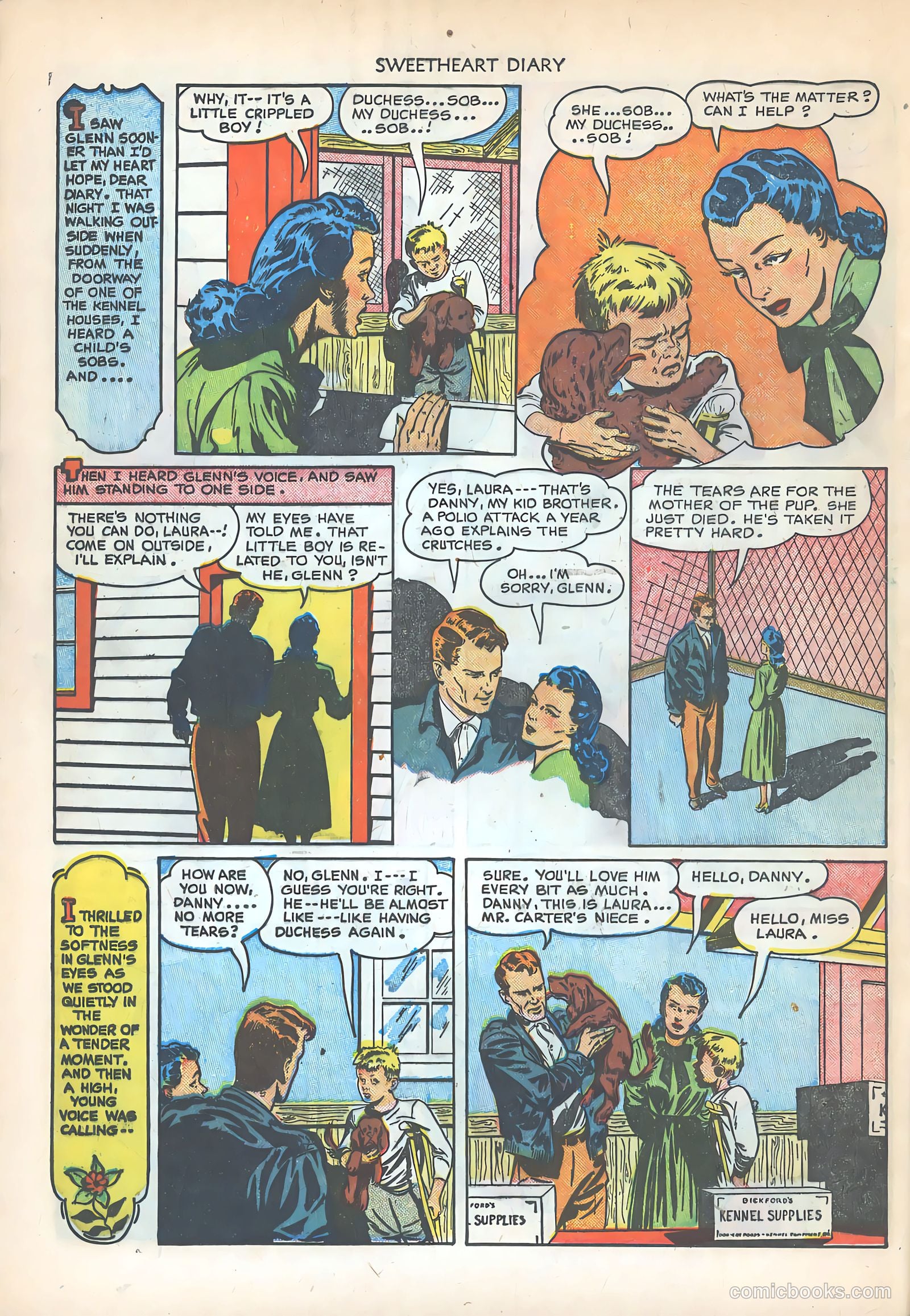 Sweetheart Diary #5 (1950) — page 16 of 36