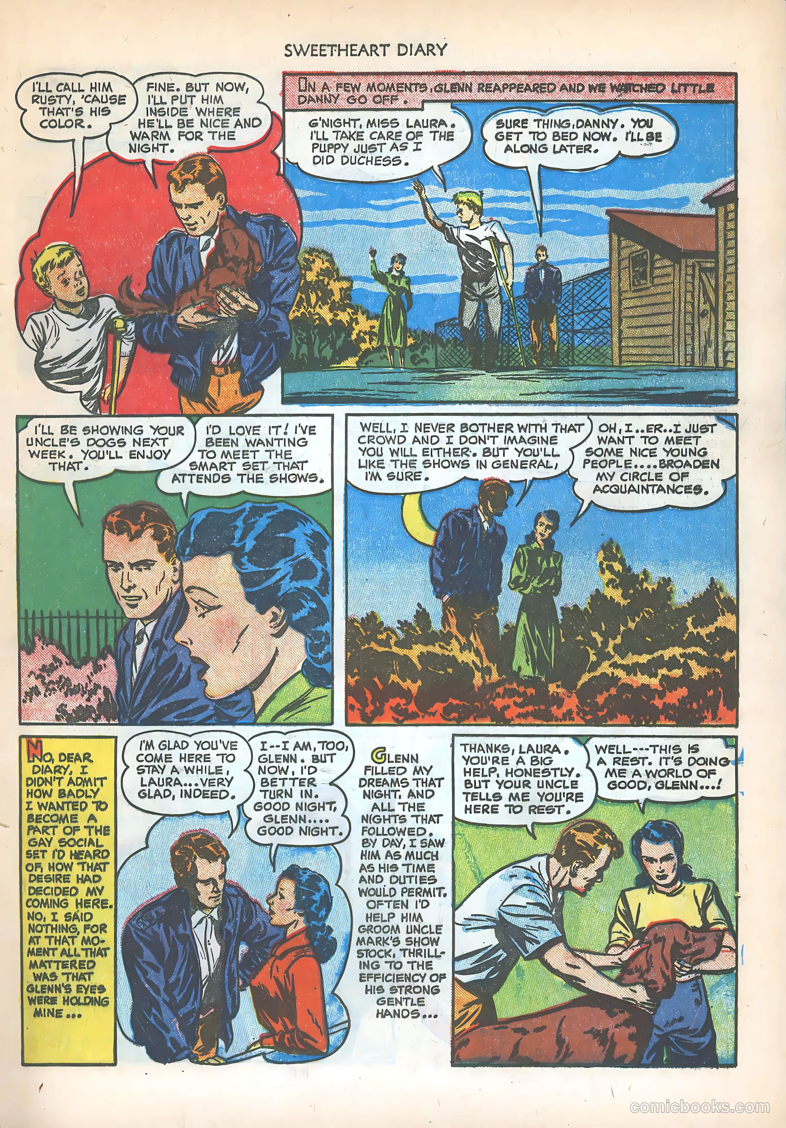 Sweetheart Diary #5 (1950) — page 17 of 36