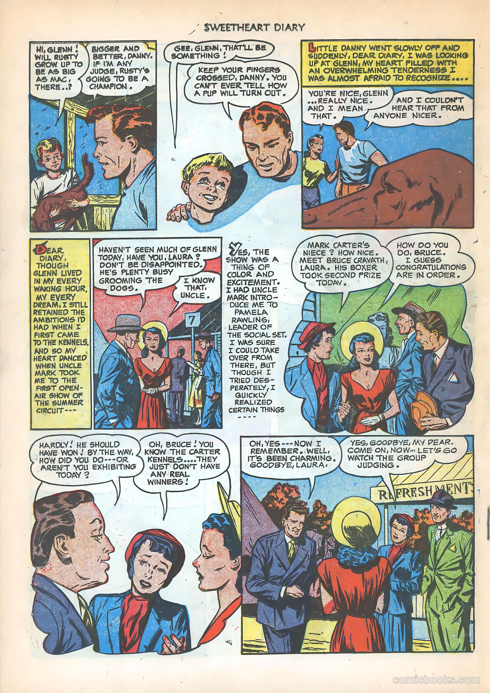 Sweetheart Diary #5 (1950) — page 18 of 36