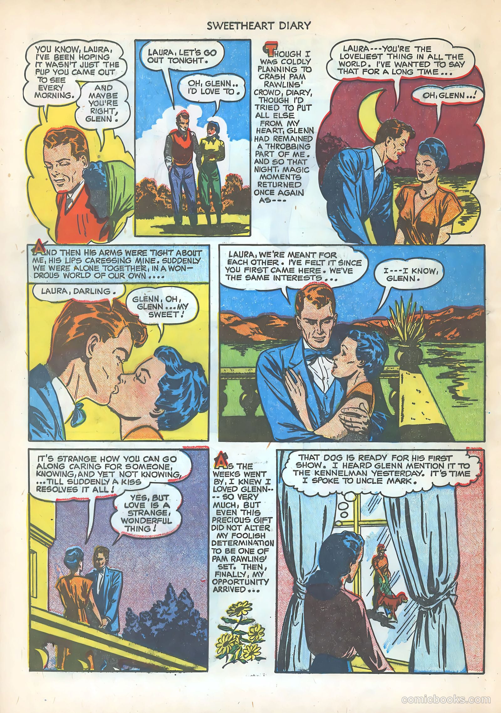 Sweetheart Diary #5 (1950) — page 20 of 36