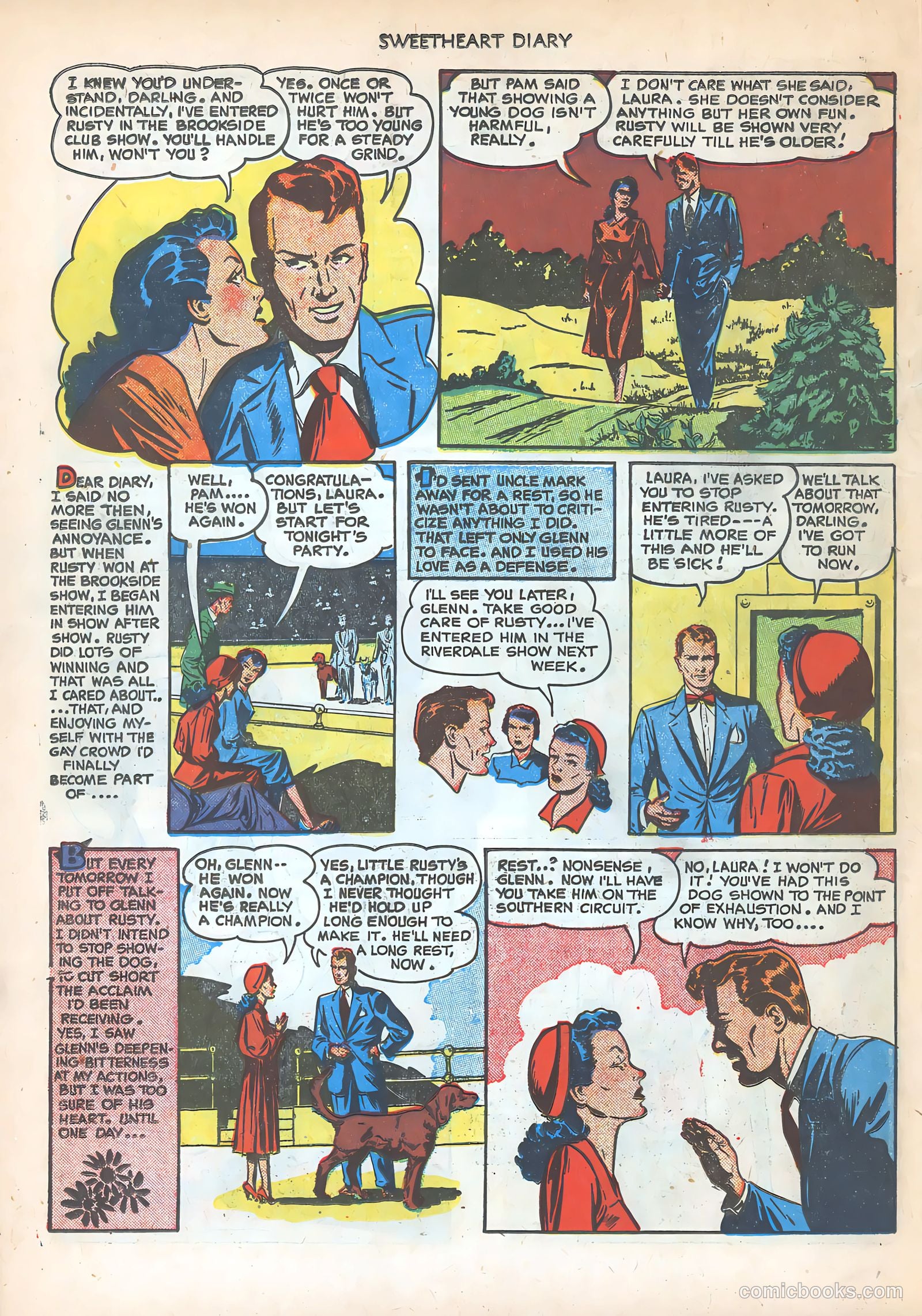 Sweetheart Diary #5 (1950) — page 22 of 36