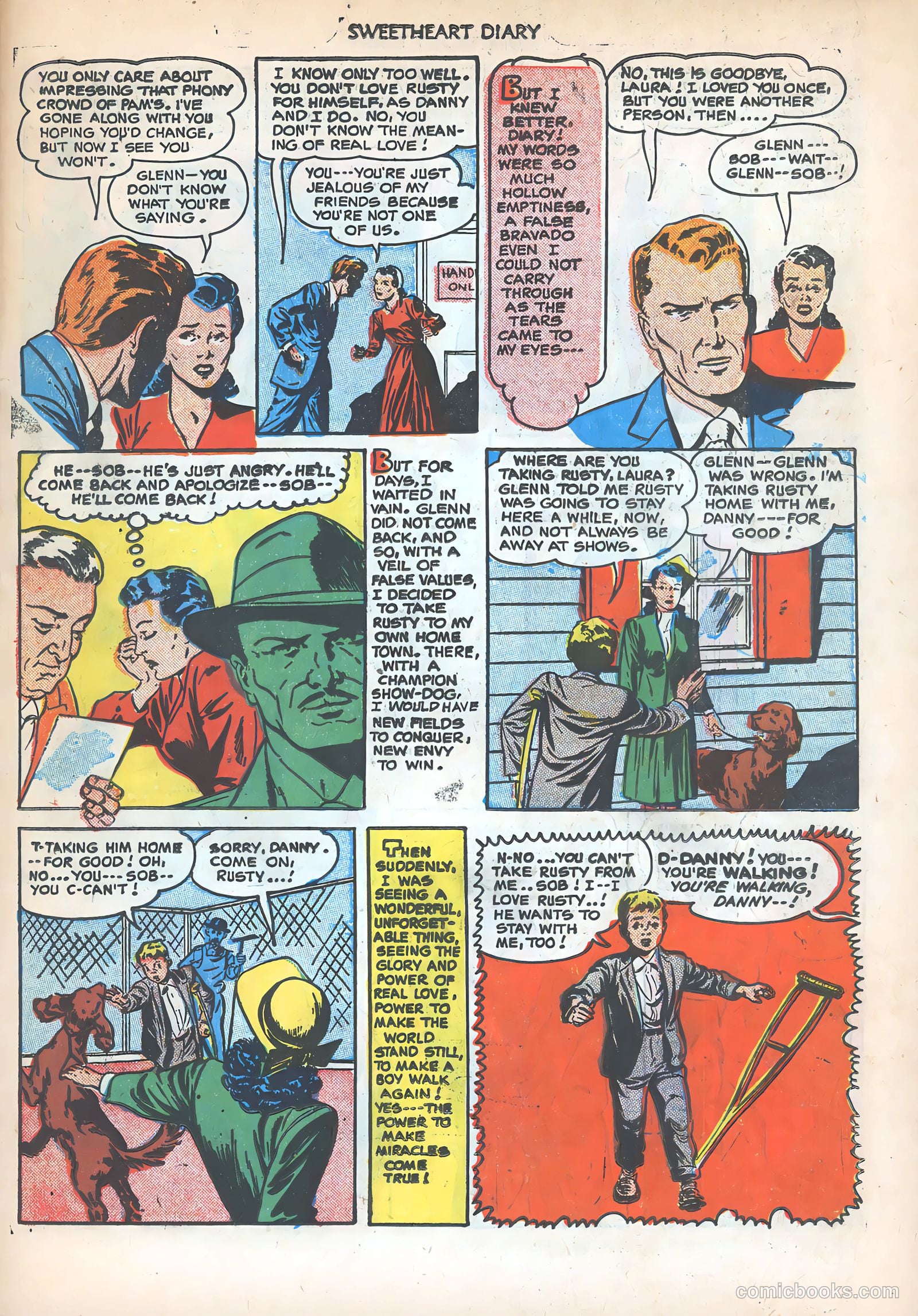 Sweetheart Diary #5 (1950) — page 23 of 36
