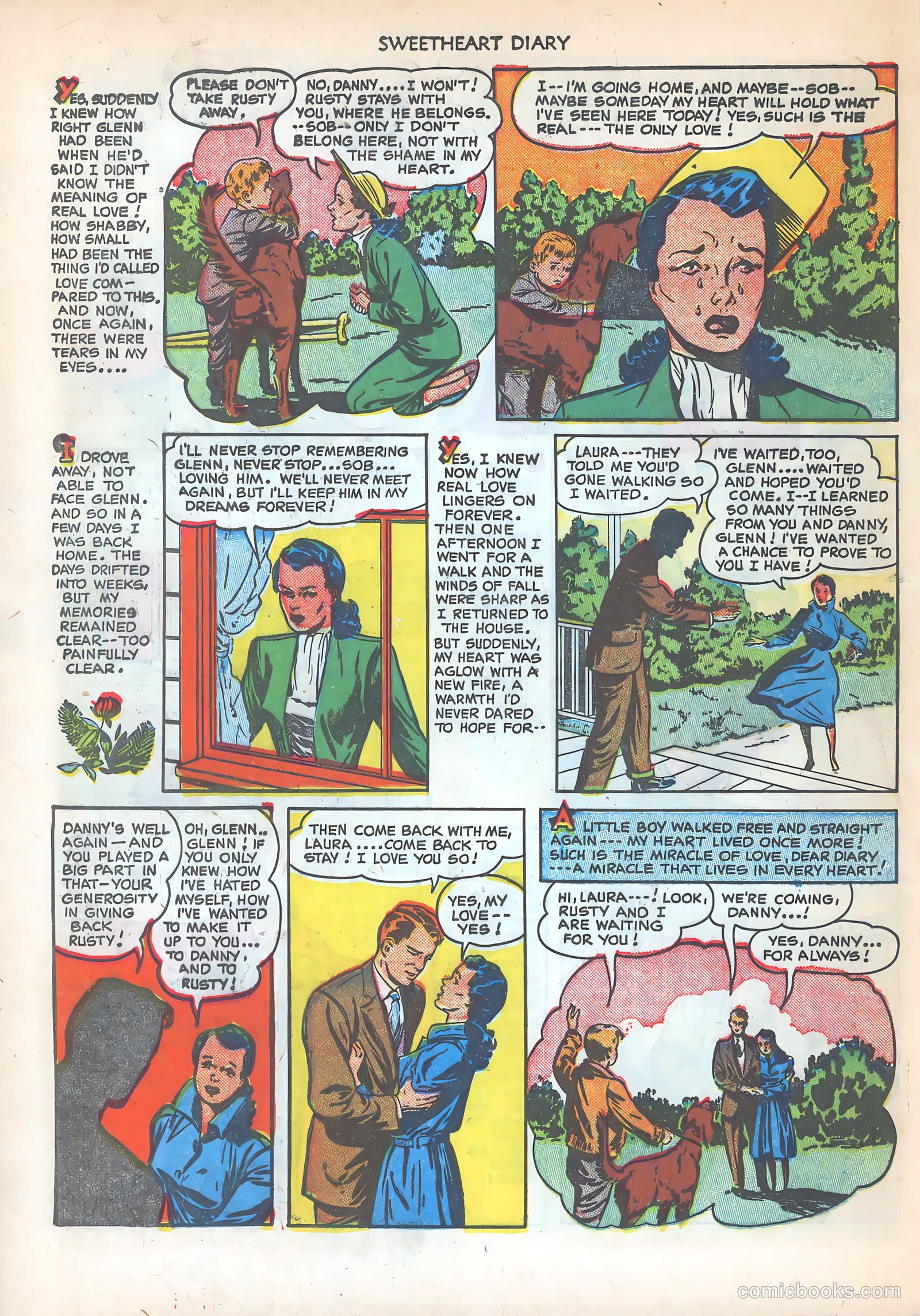 Sweetheart Diary #5 (1950) — page 24 of 36