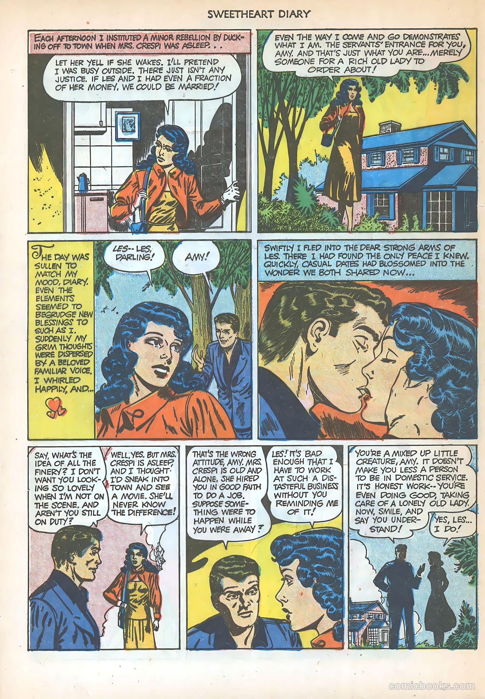 Sweetheart Diary #5 (1950) — page 28 of 36