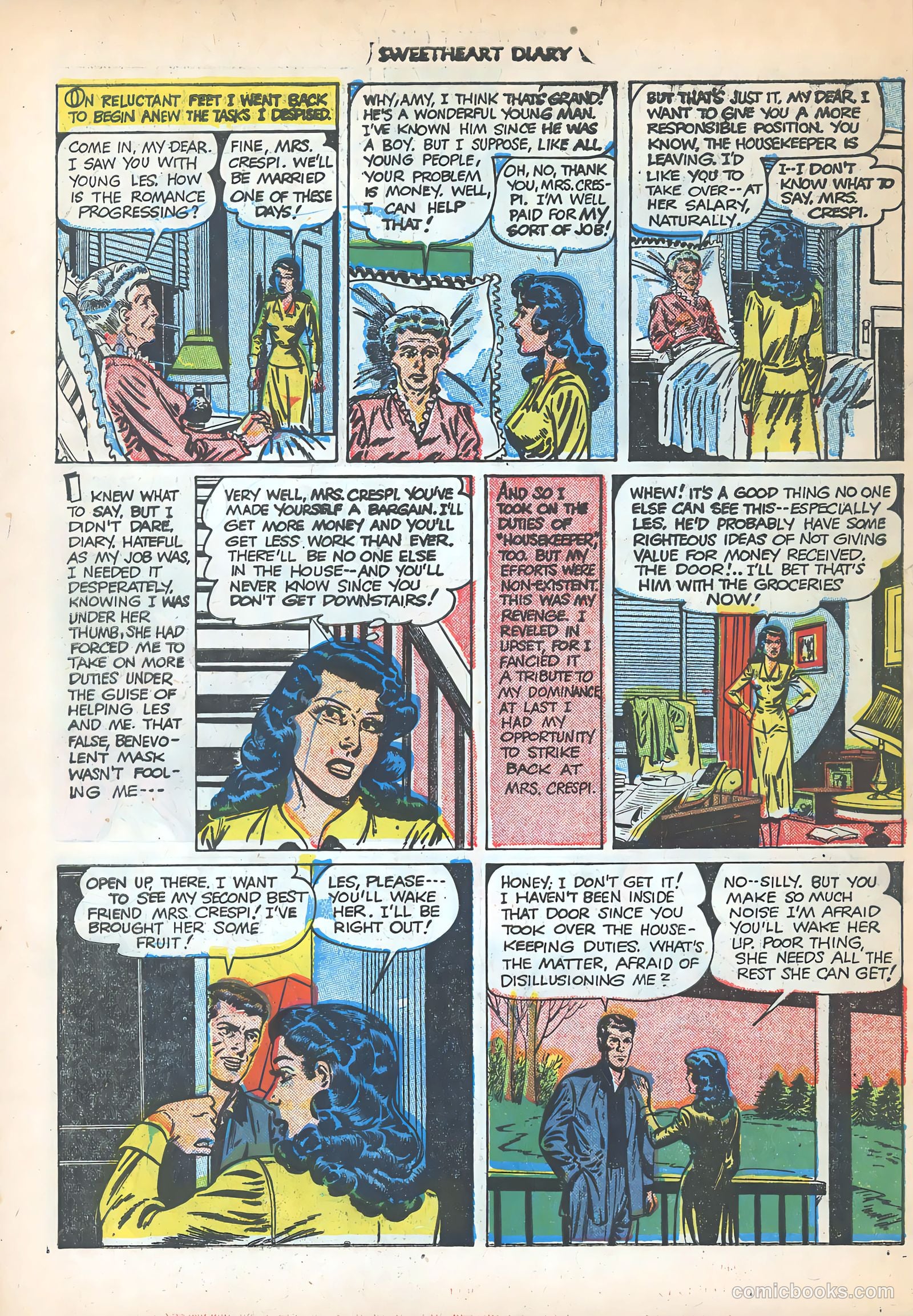 Sweetheart Diary #5 (1950) — page 30 of 36