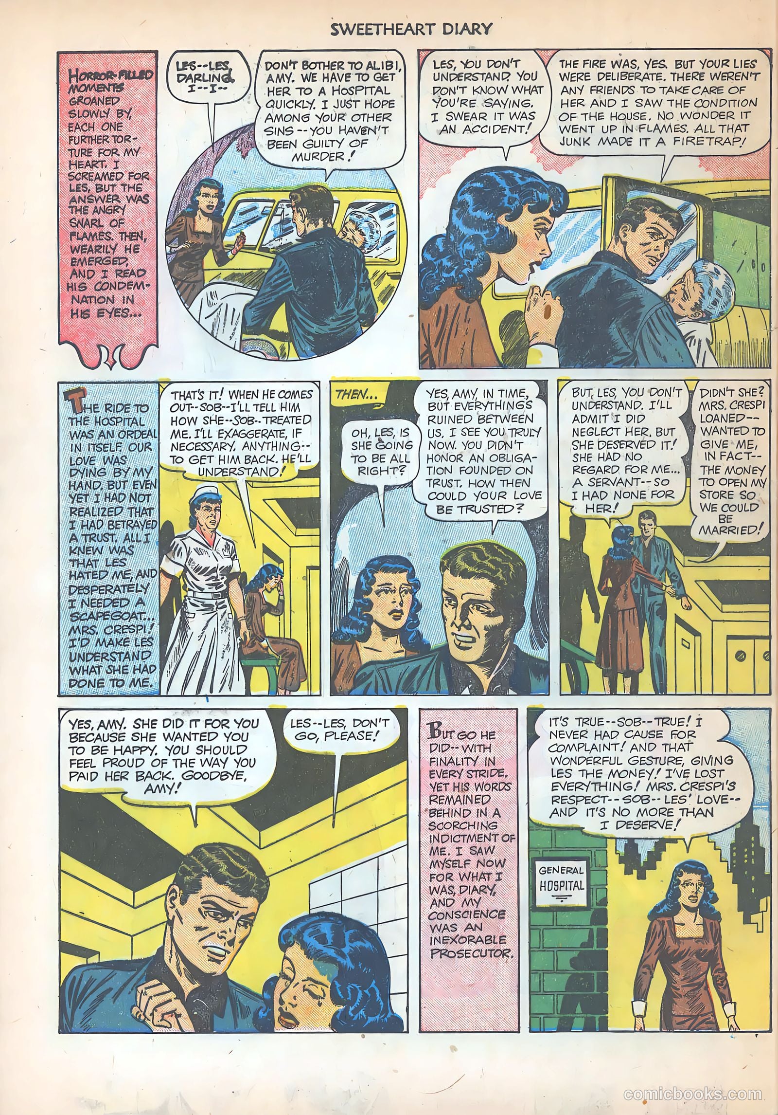 Sweetheart Diary #5 (1950) — page 32 of 36