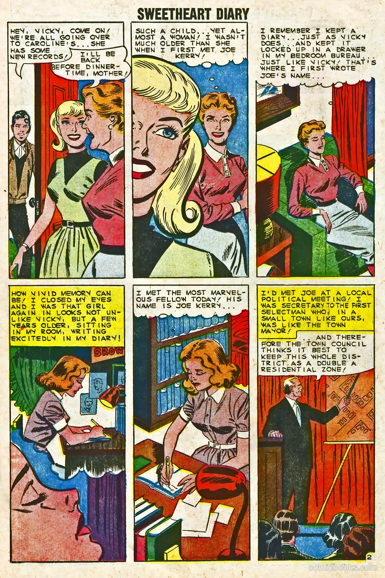 Sweetheart Diary #54 (1960) — page 18 of 36