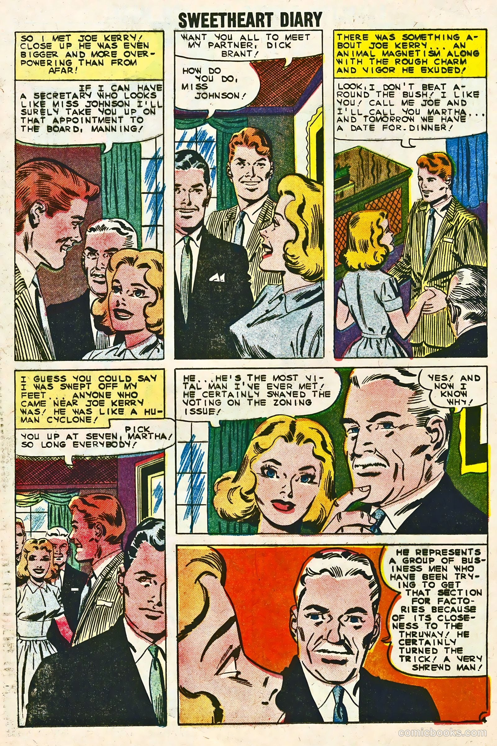 Sweetheart Diary #54 (1960) — page 20 of 36
