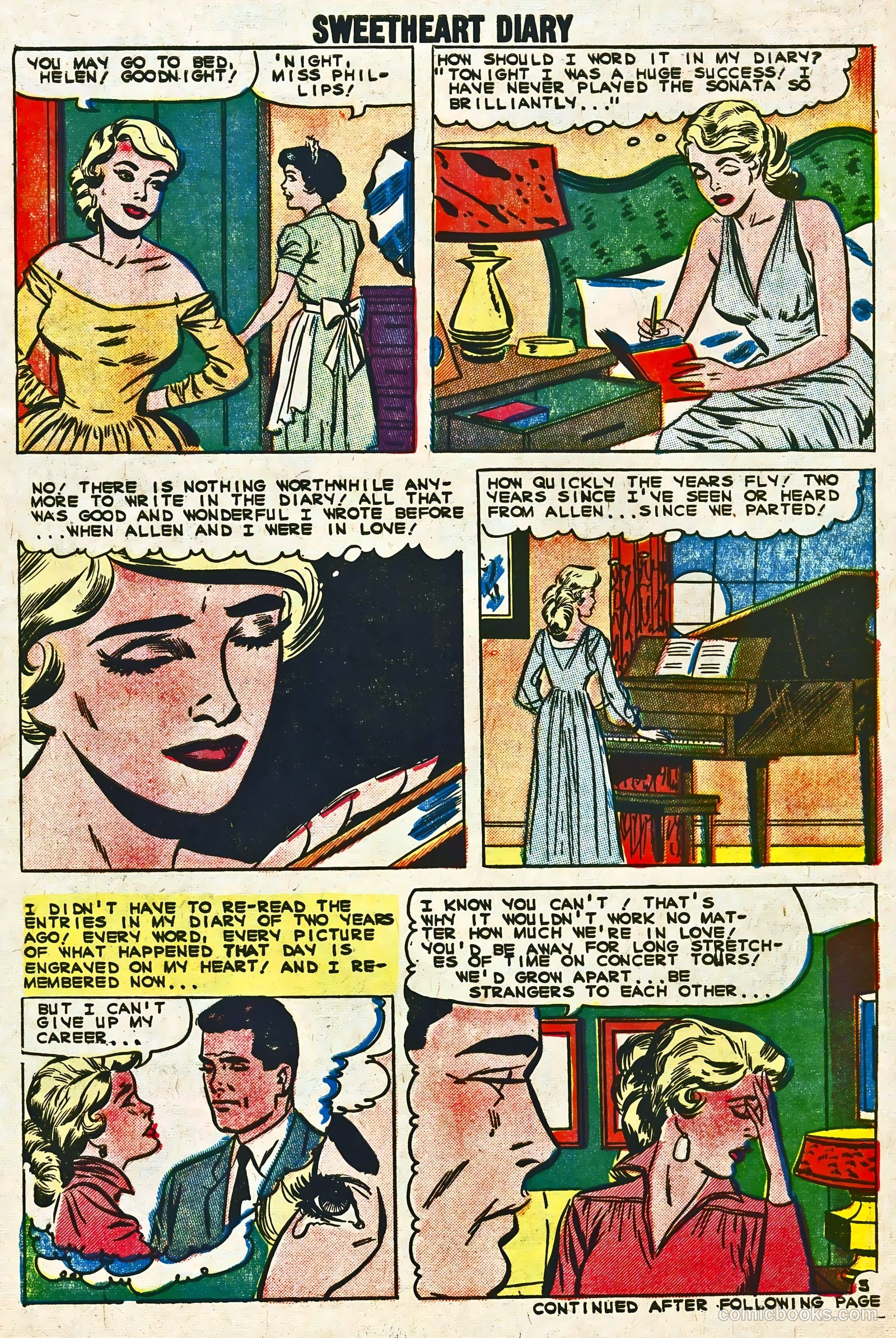Sweetheart Diary #54 (1960) — page 30 of 36