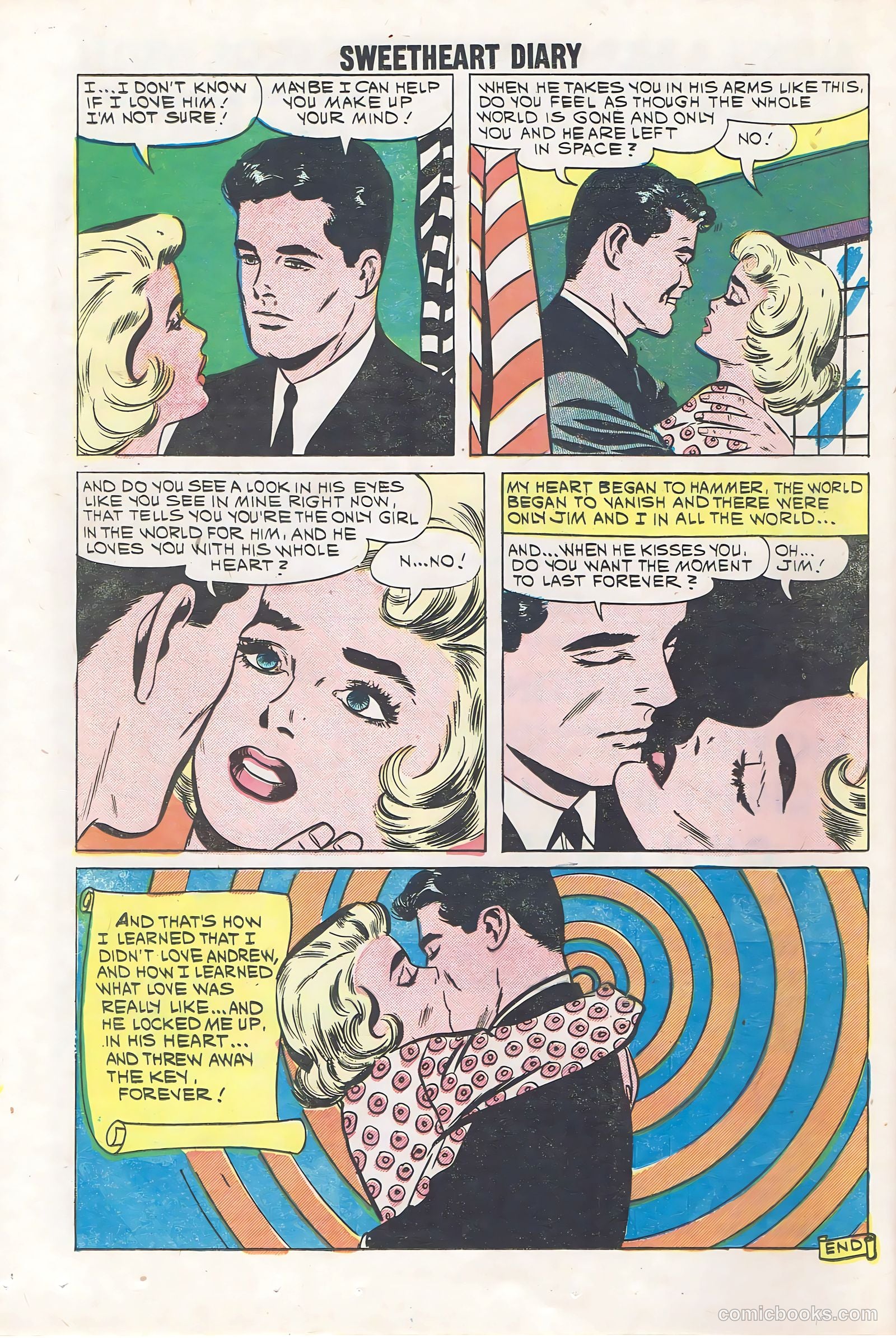 Sweetheart Diary #55 (1960) — page 16 of 36