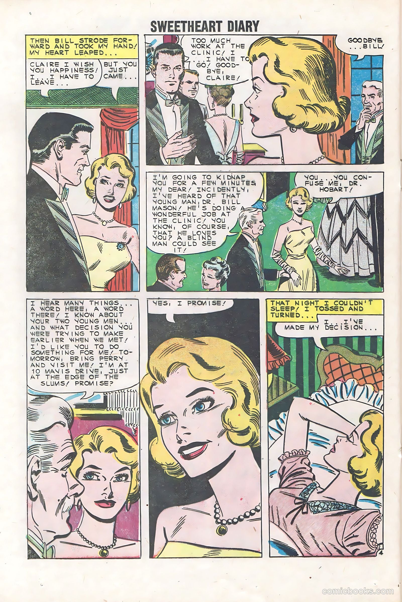 Sweetheart Diary #55 (1960) — page 20 of 36