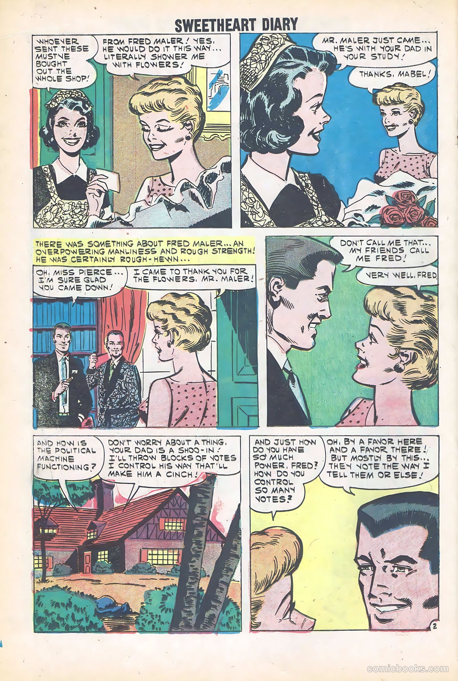 Sweetheart Diary #56 (1960) — page 18 of 36