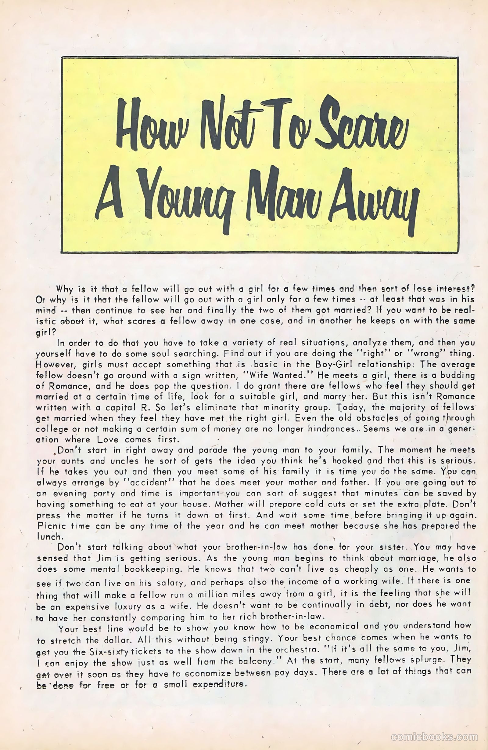 Sweetheart Diary #56 (1960) — page 26 of 36