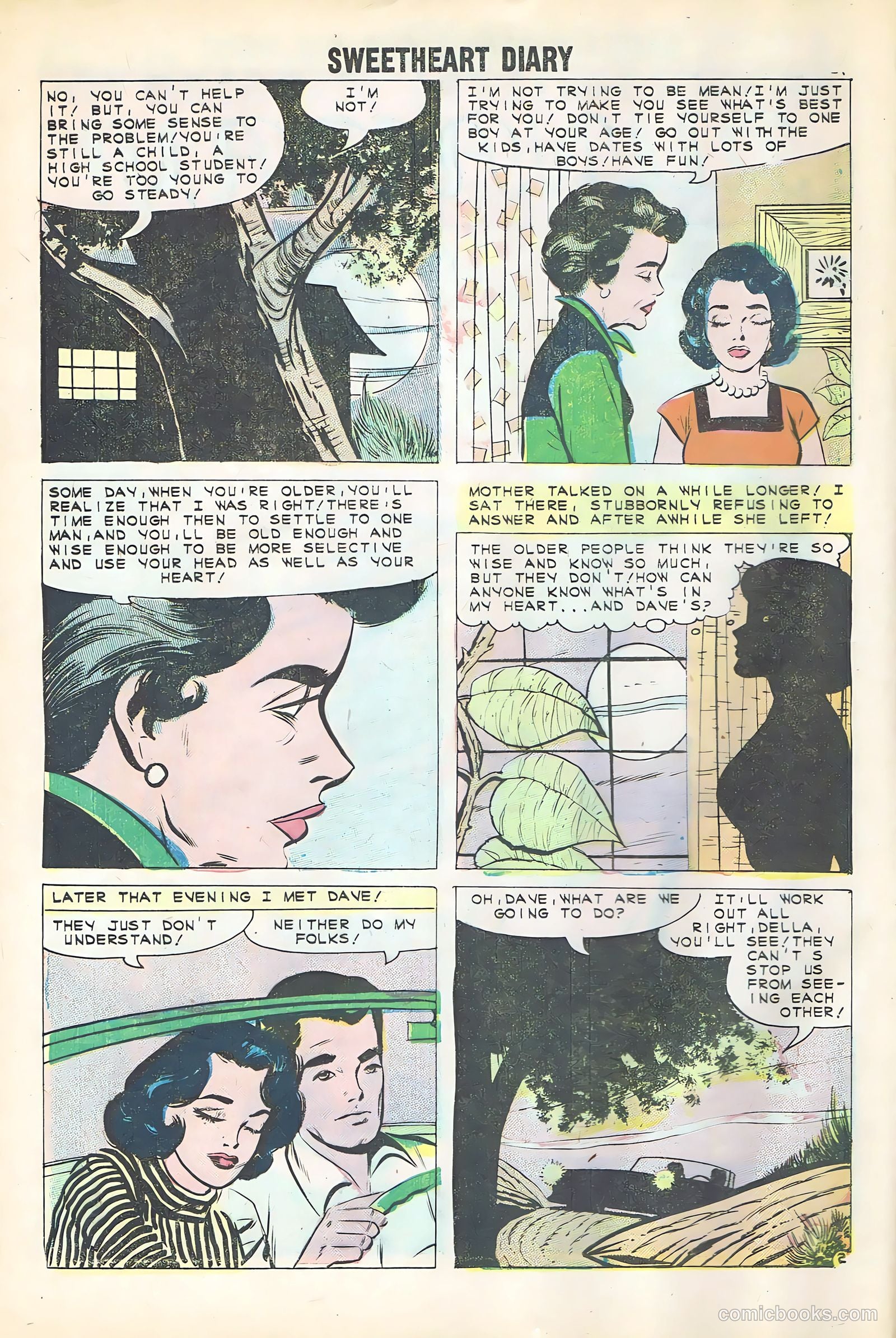 Sweetheart Diary #57 (1961) — page 4 of 36