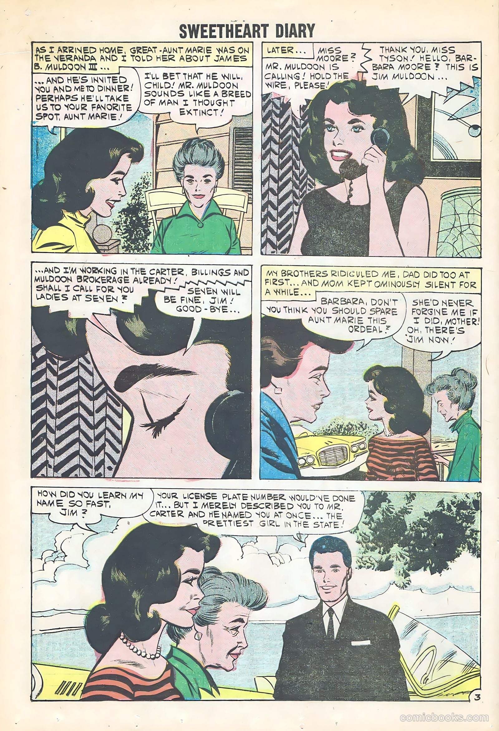 Sweetheart Diary #57 (1961) — page 16 of 36