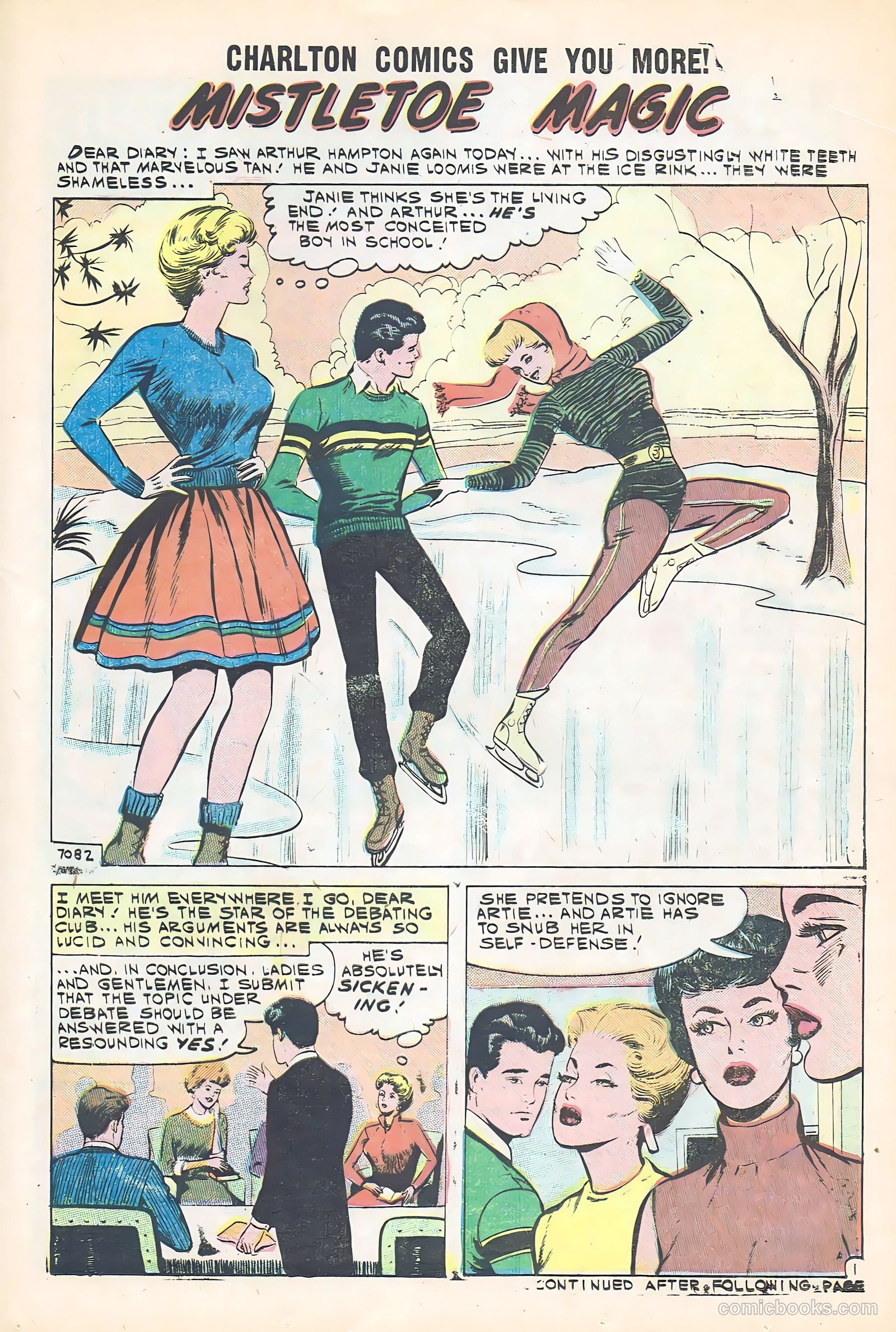 Sweetheart Diary #57 (1961) — page 21 of 36