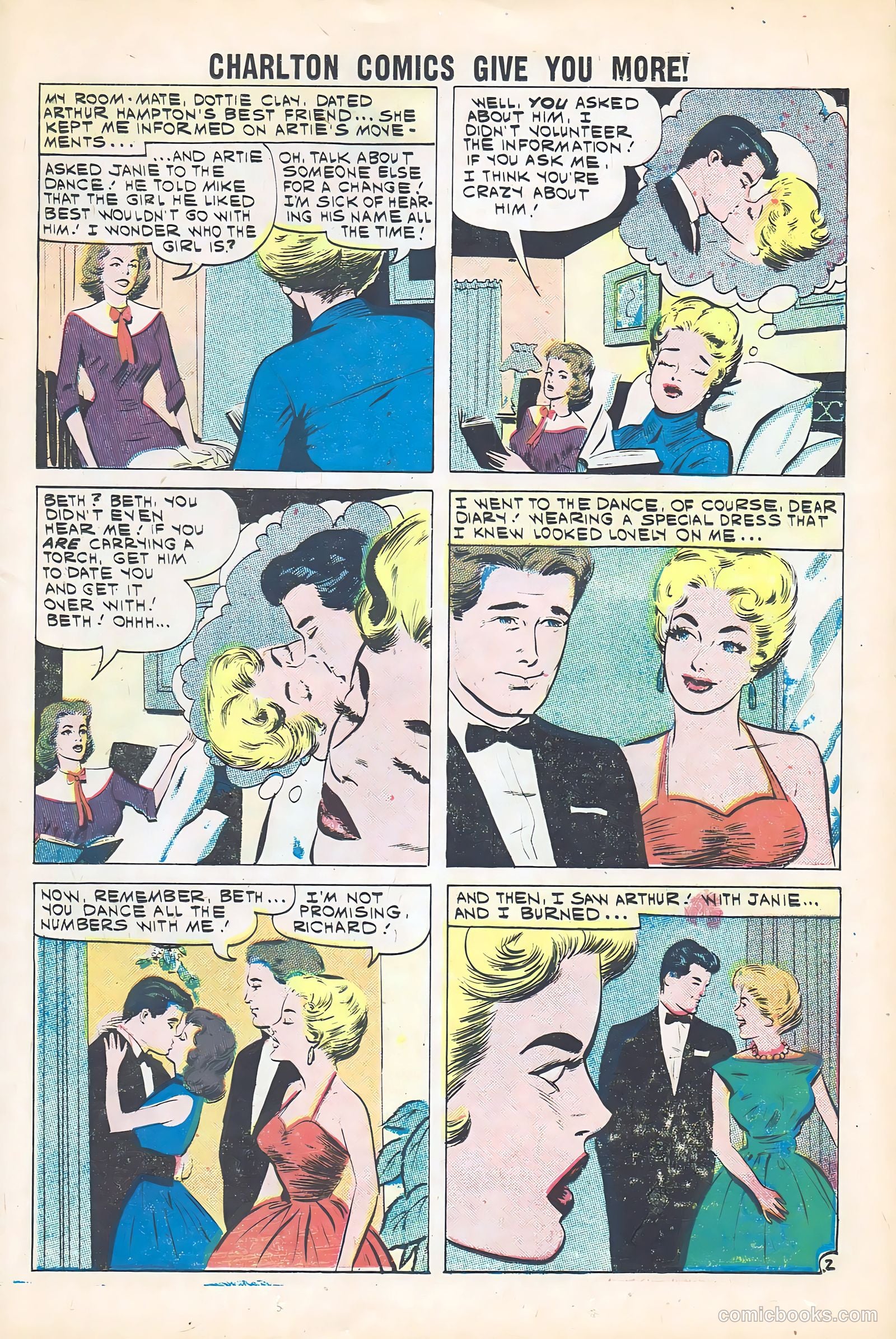 Sweetheart Diary #57 (1961) — page 23 of 36