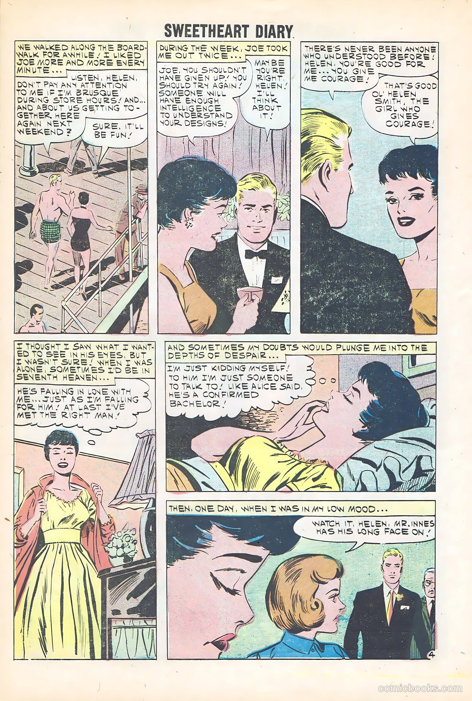 Sweetheart Diary #57 (1961) — page 28 of 36