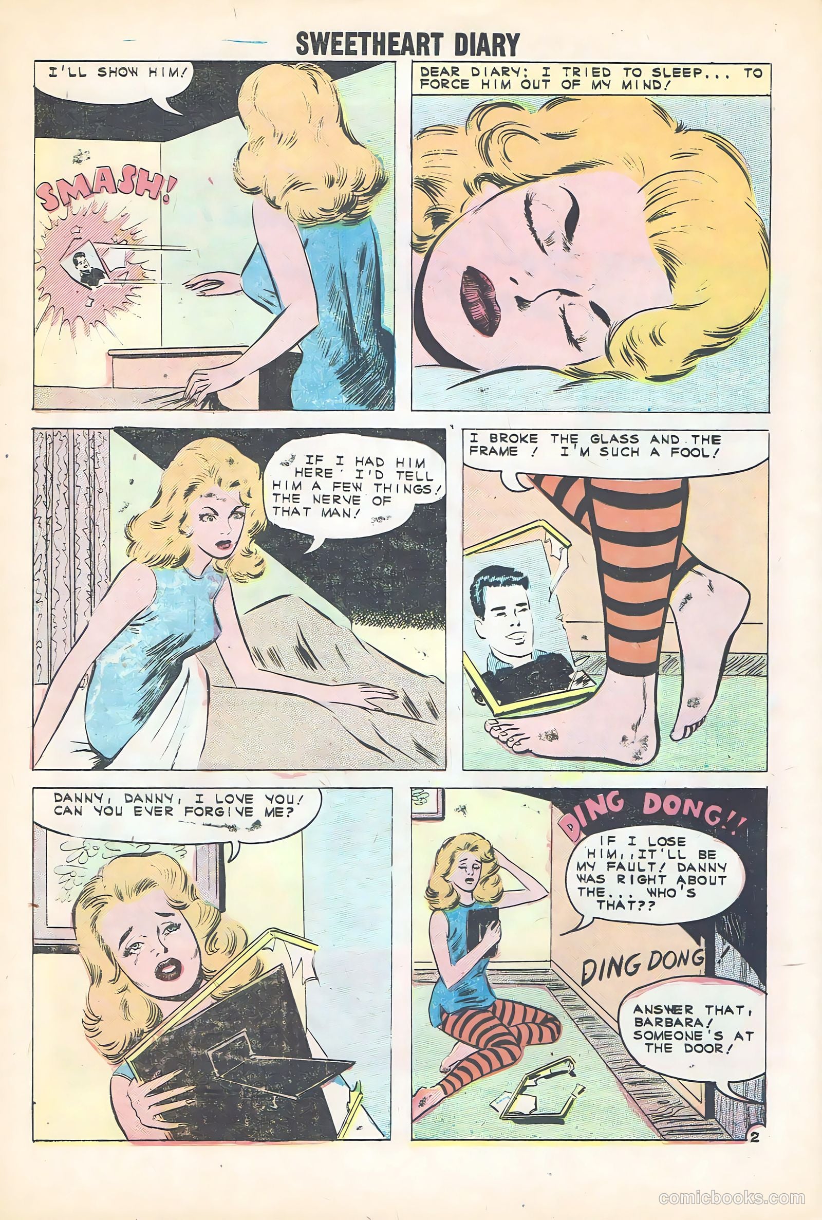 Sweetheart Diary #57 (1961) — page 32 of 36