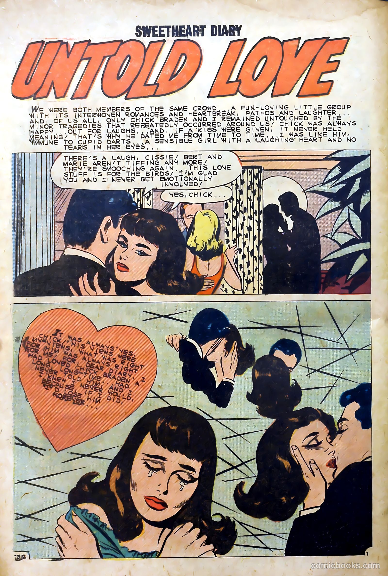Sweetheart Diary #58 (1961) — page 28 of 36