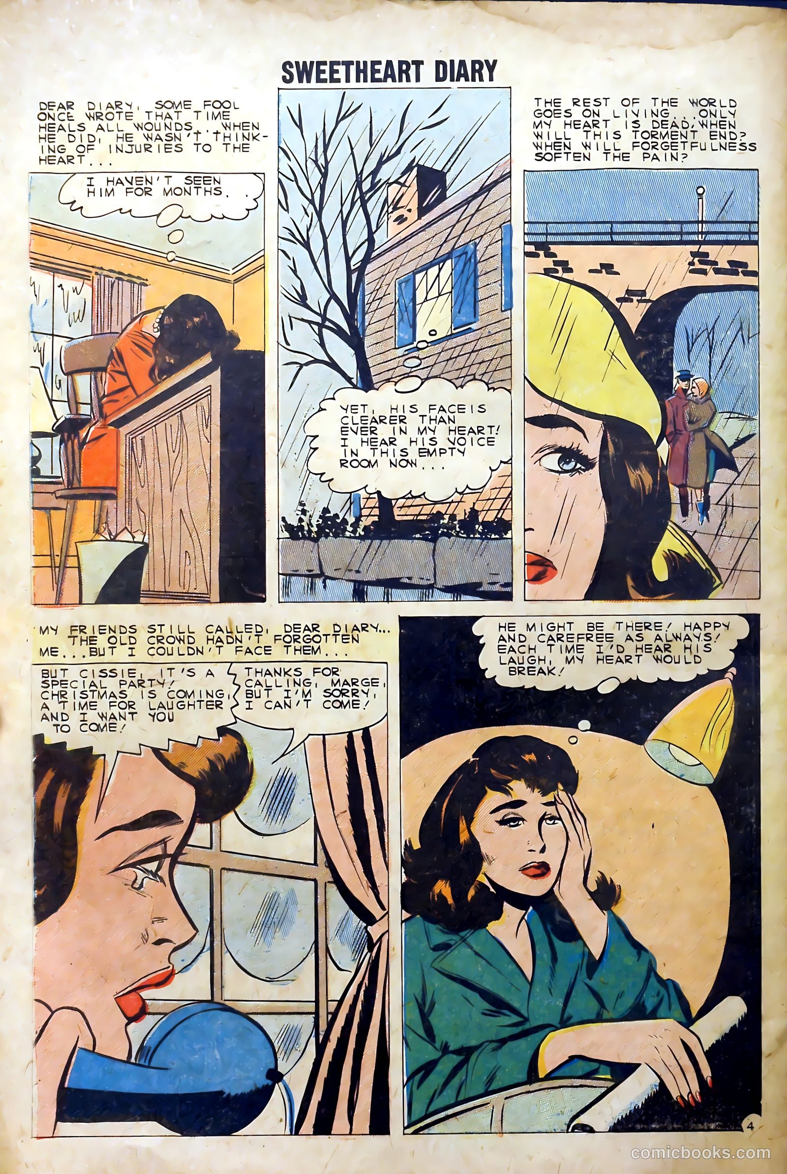 Sweetheart Diary #58 (1961) — page 32 of 36
