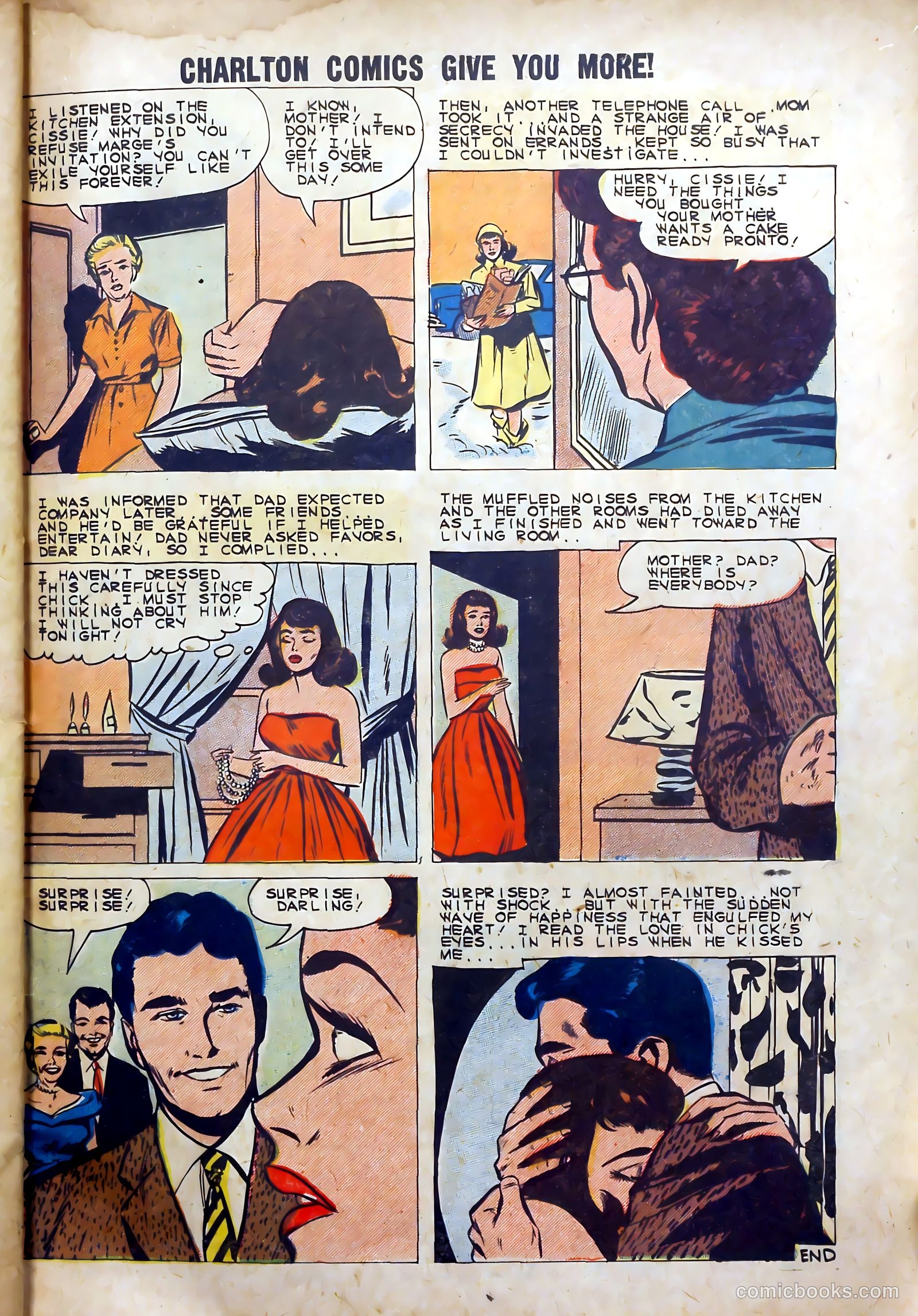 Sweetheart Diary #58 (1961) — page 33 of 36