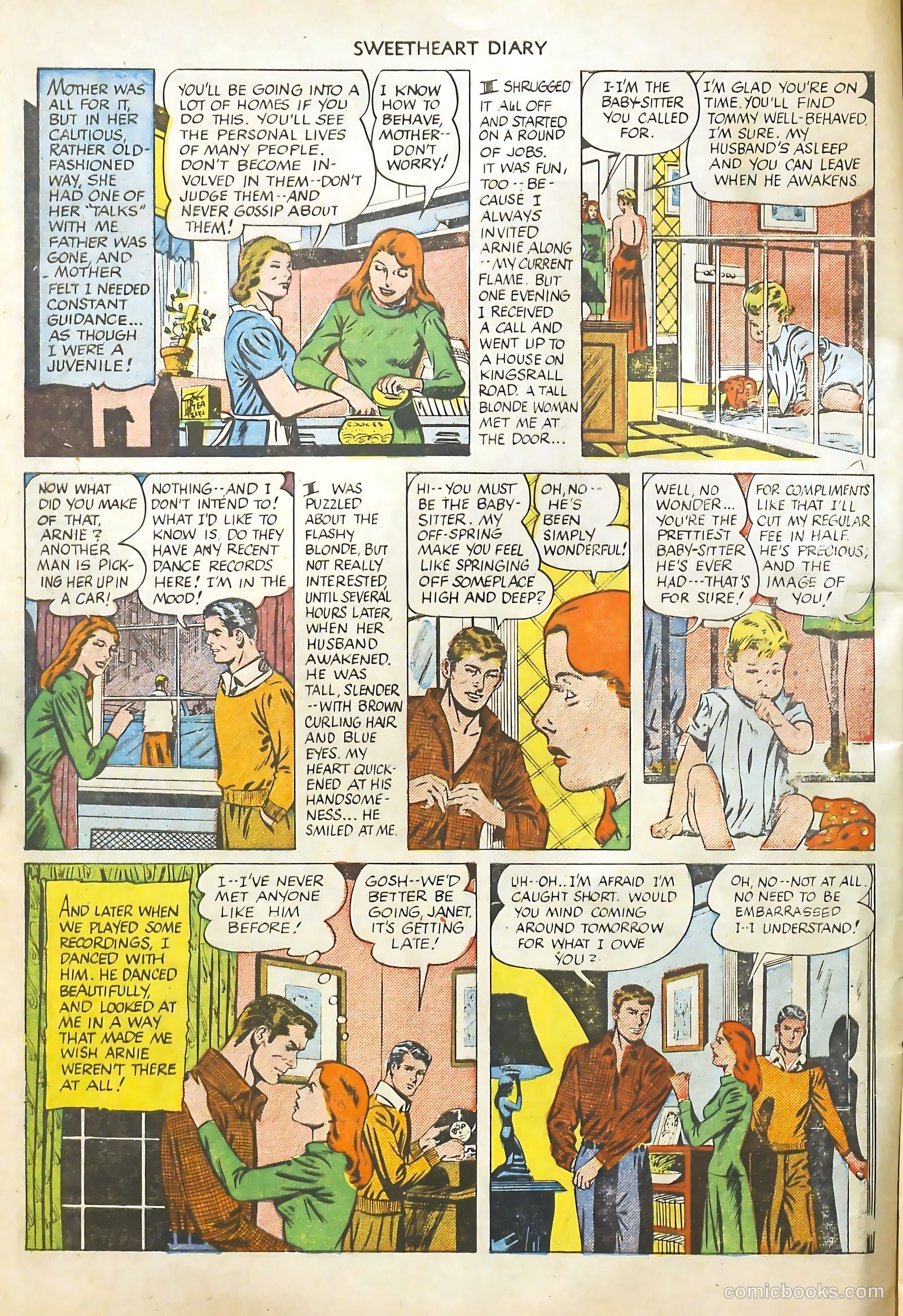 Sweetheart Diary #6 (1951) — page 4 of 36