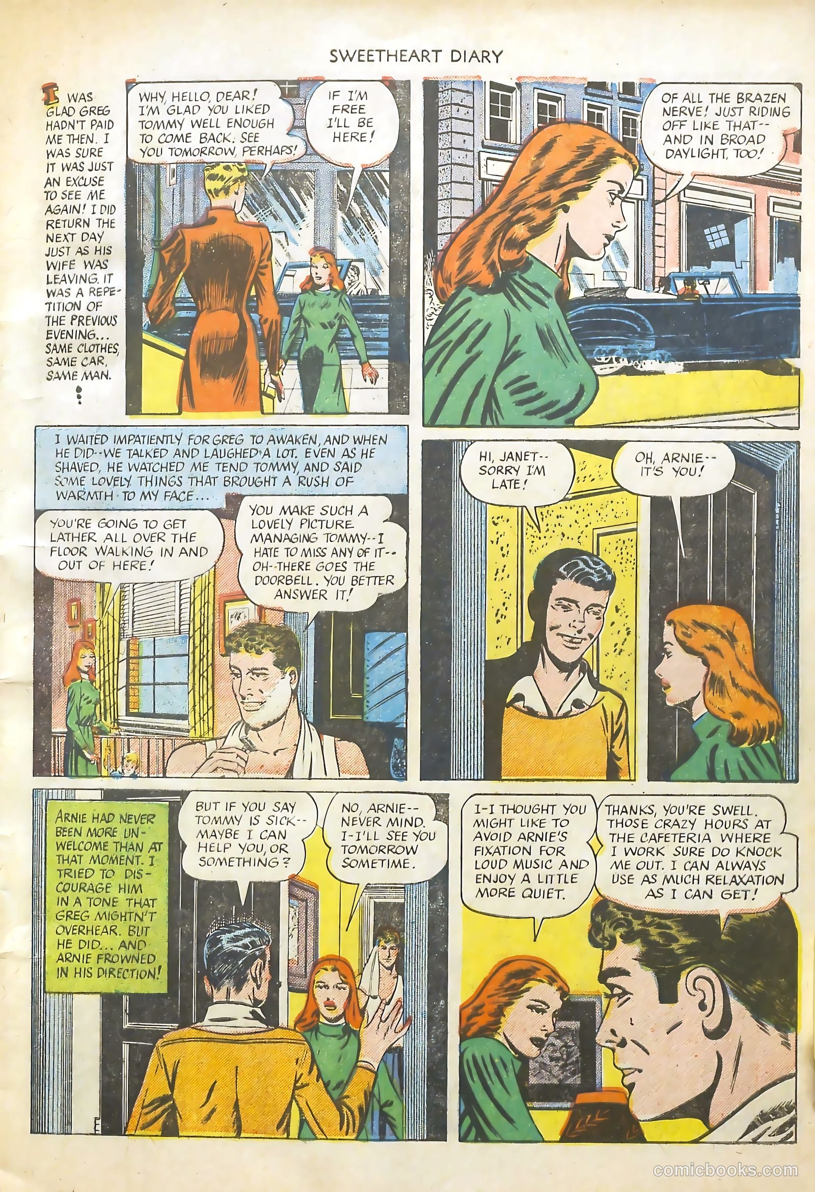 Sweetheart Diary #6 (1951) — page 5 of 36