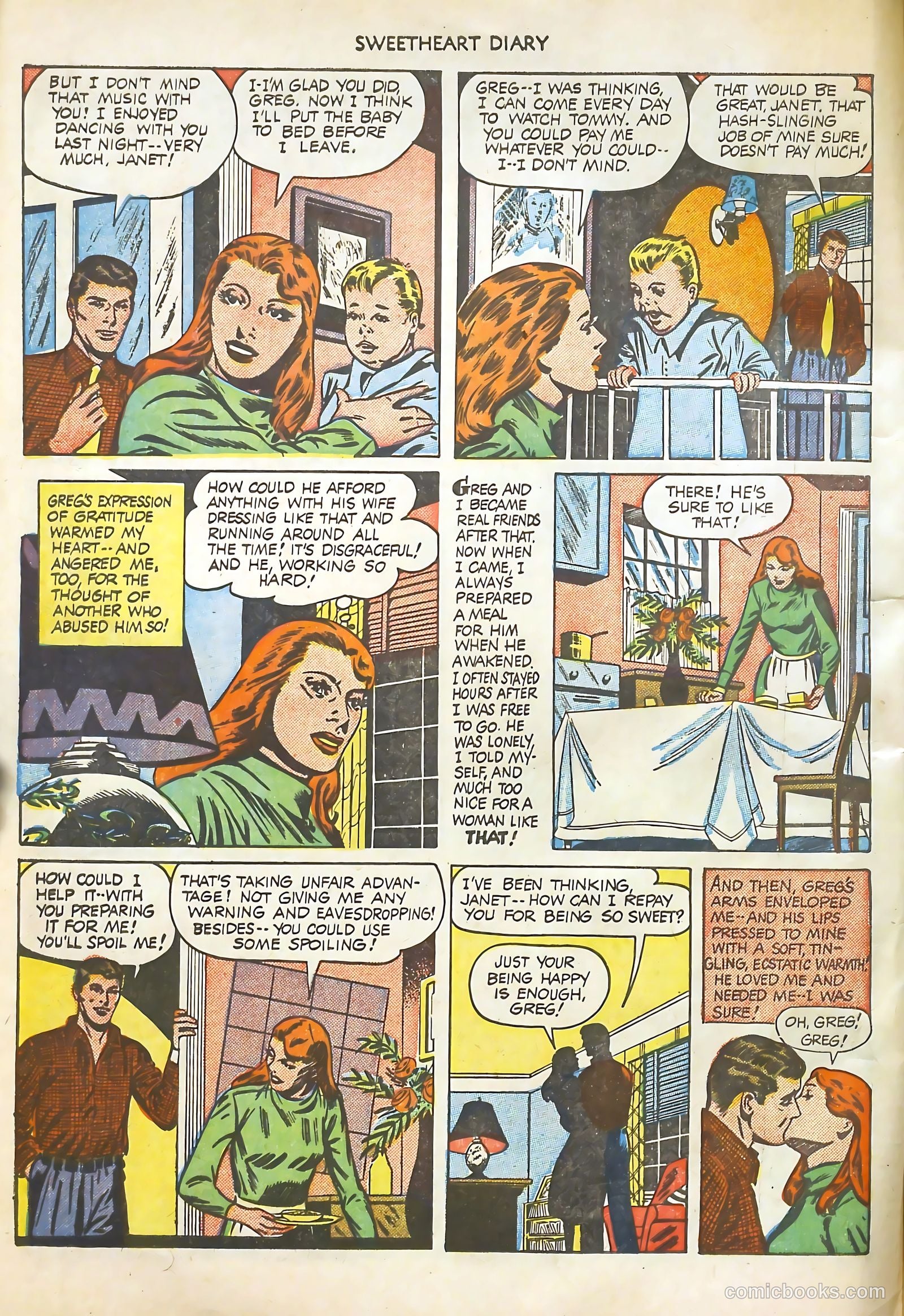 Sweetheart Diary #6 (1951) — page 6 of 36