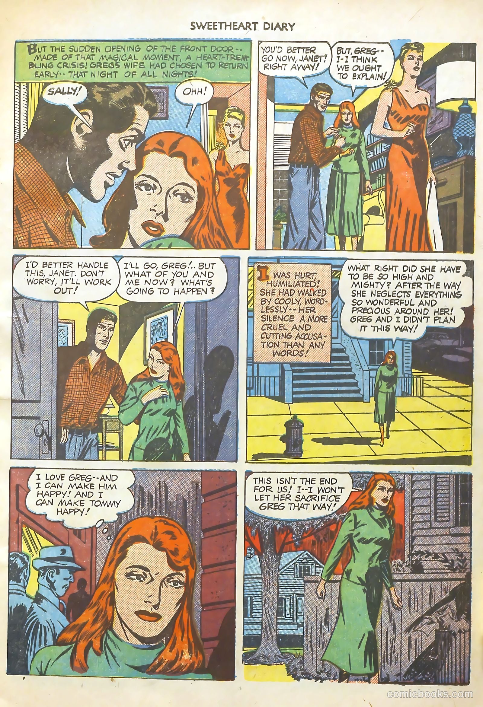 Sweetheart Diary #6 (1951) — page 7 of 36
