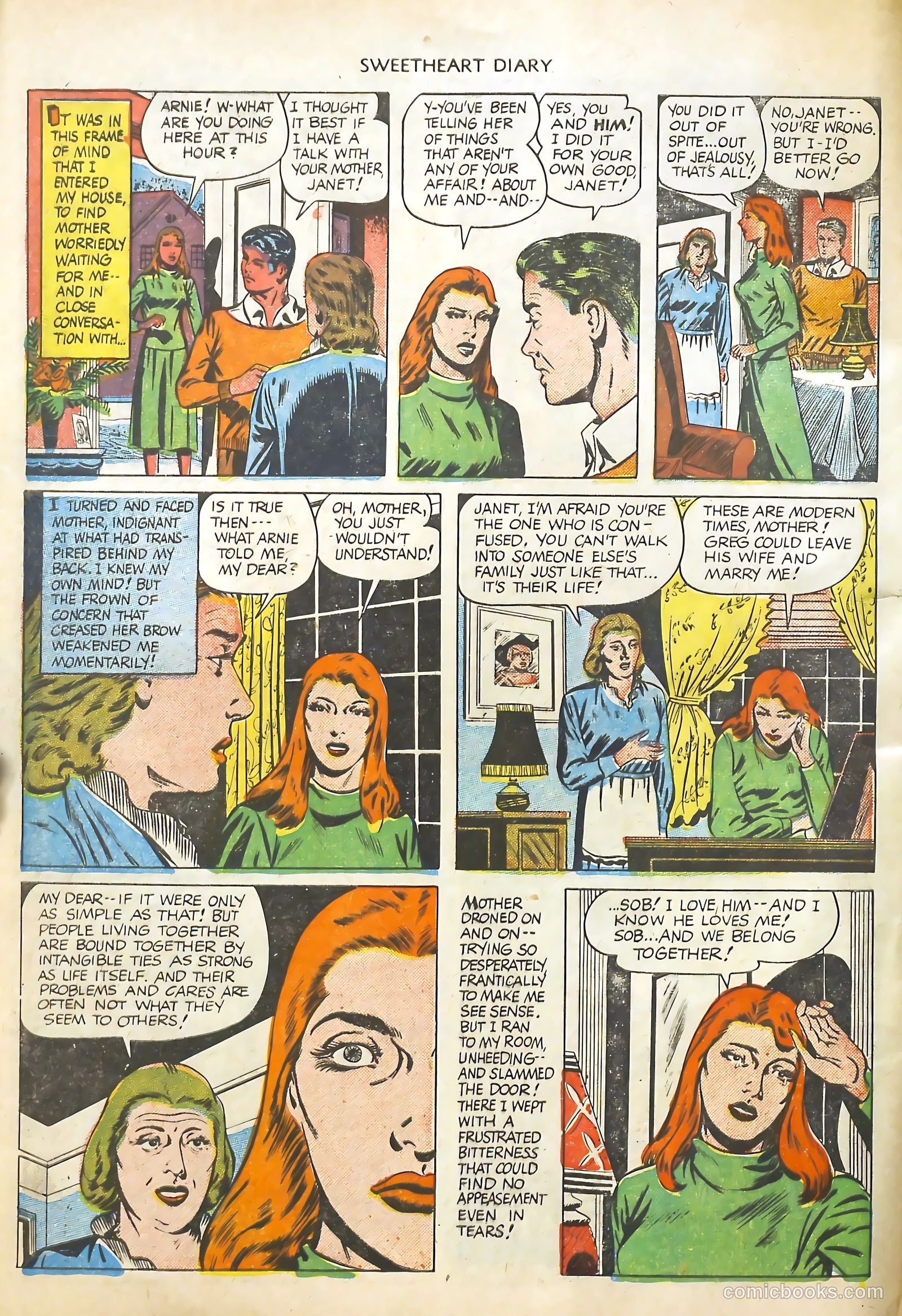 Sweetheart Diary #6 (1951) — page 8 of 36