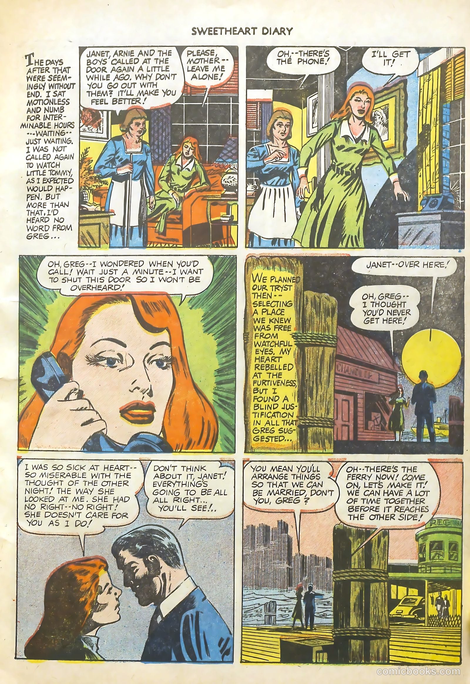 Sweetheart Diary #6 (1951) — page 9 of 36