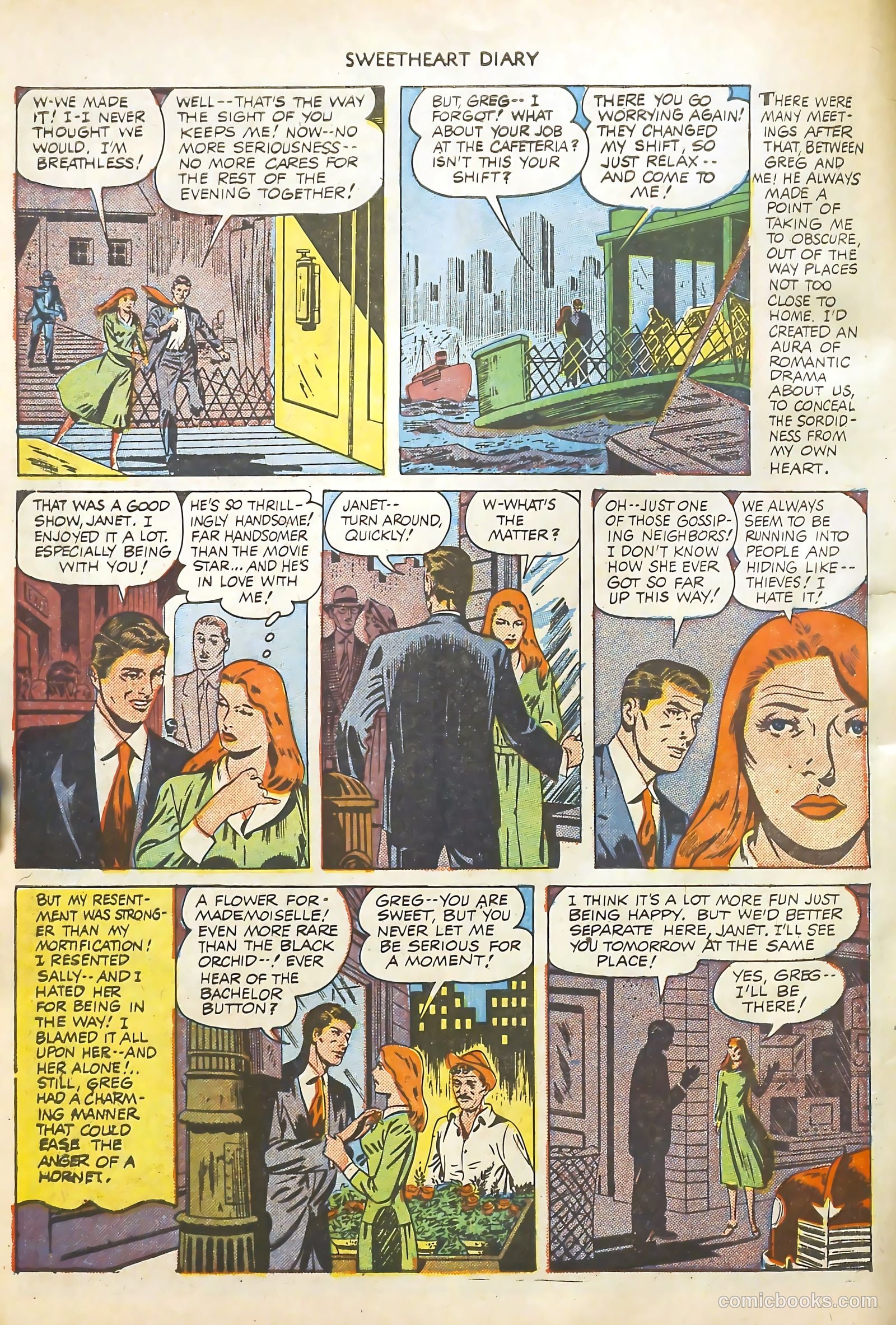 Sweetheart Diary #6 (1951) — page 10 of 36