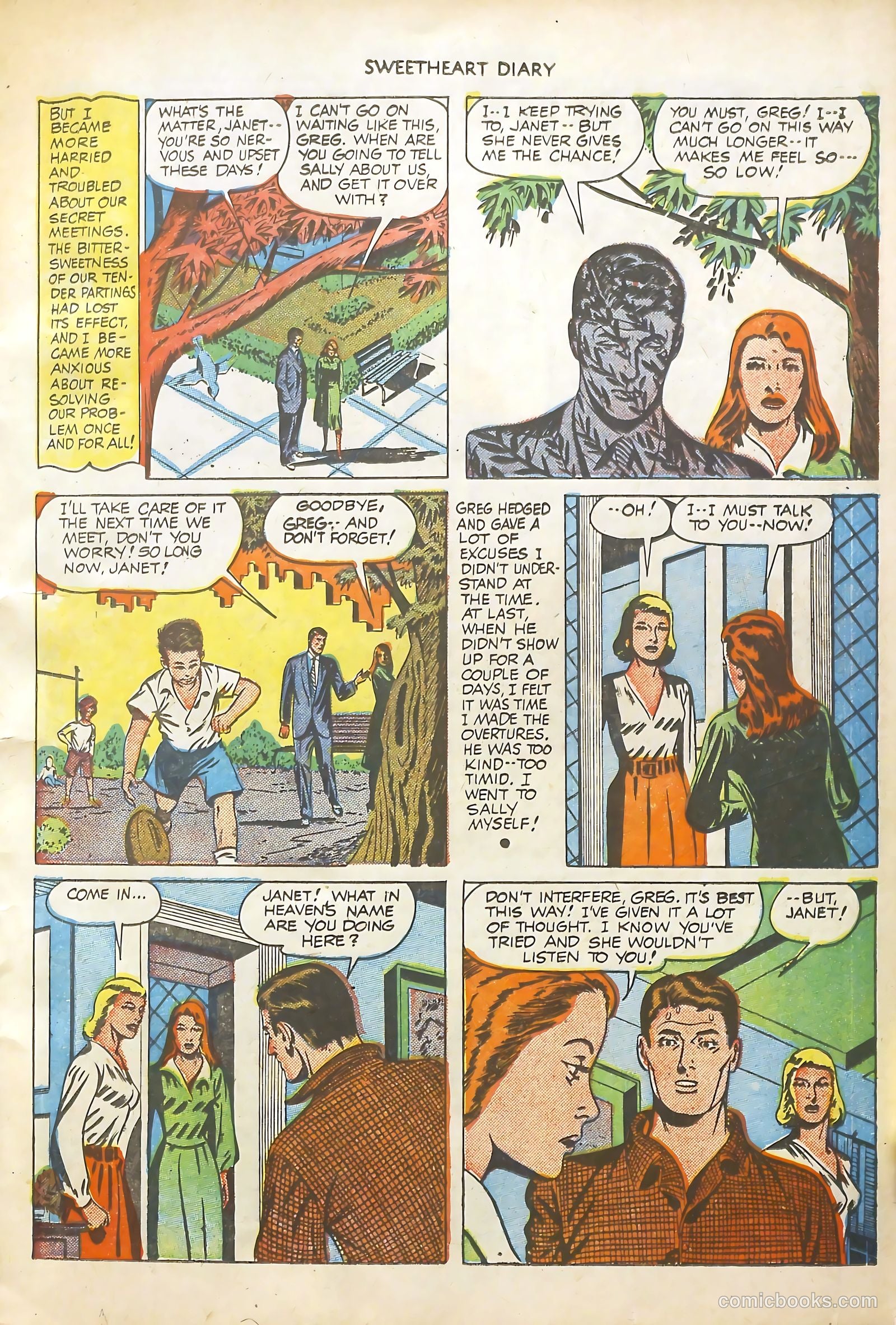 Sweetheart Diary #6 (1951) — page 11 of 36