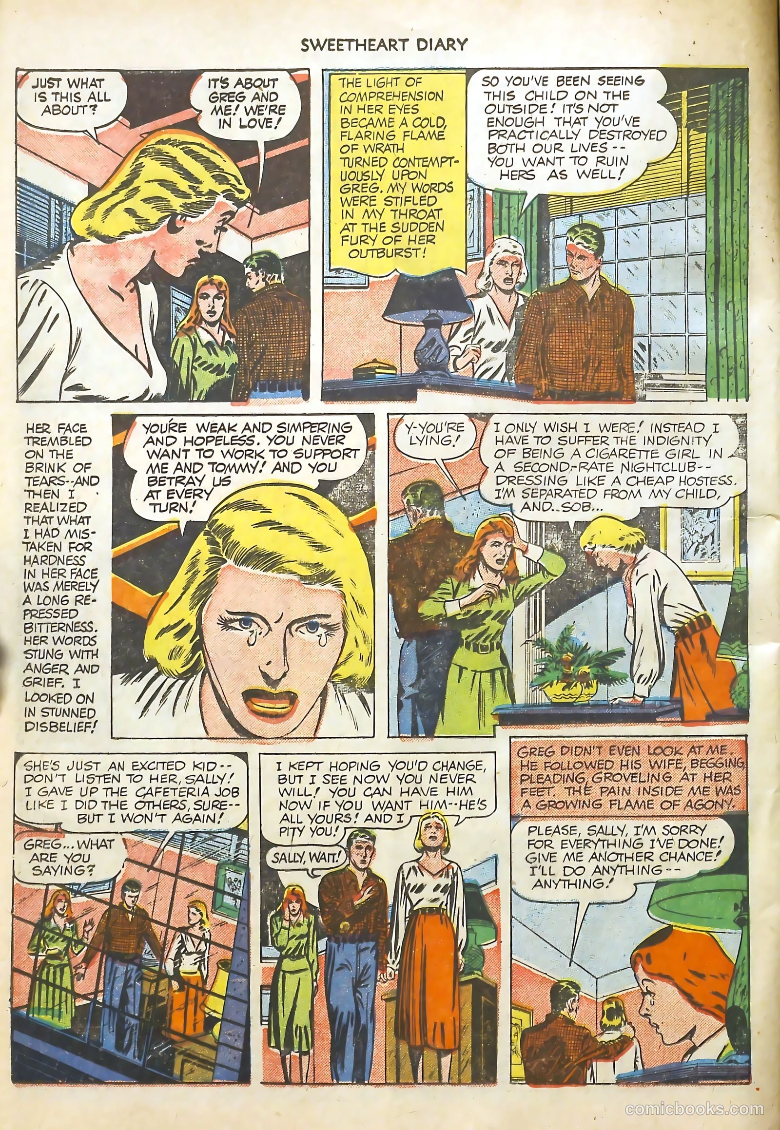 Sweetheart Diary #6 (1951) — page 12 of 36