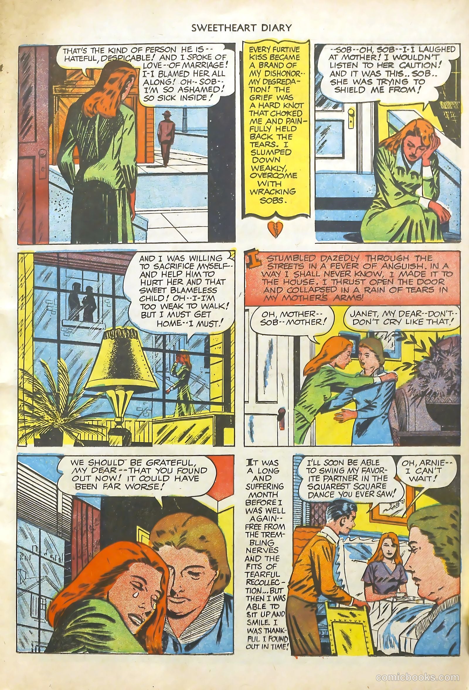 Sweetheart Diary #6 (1951) — page 13 of 36