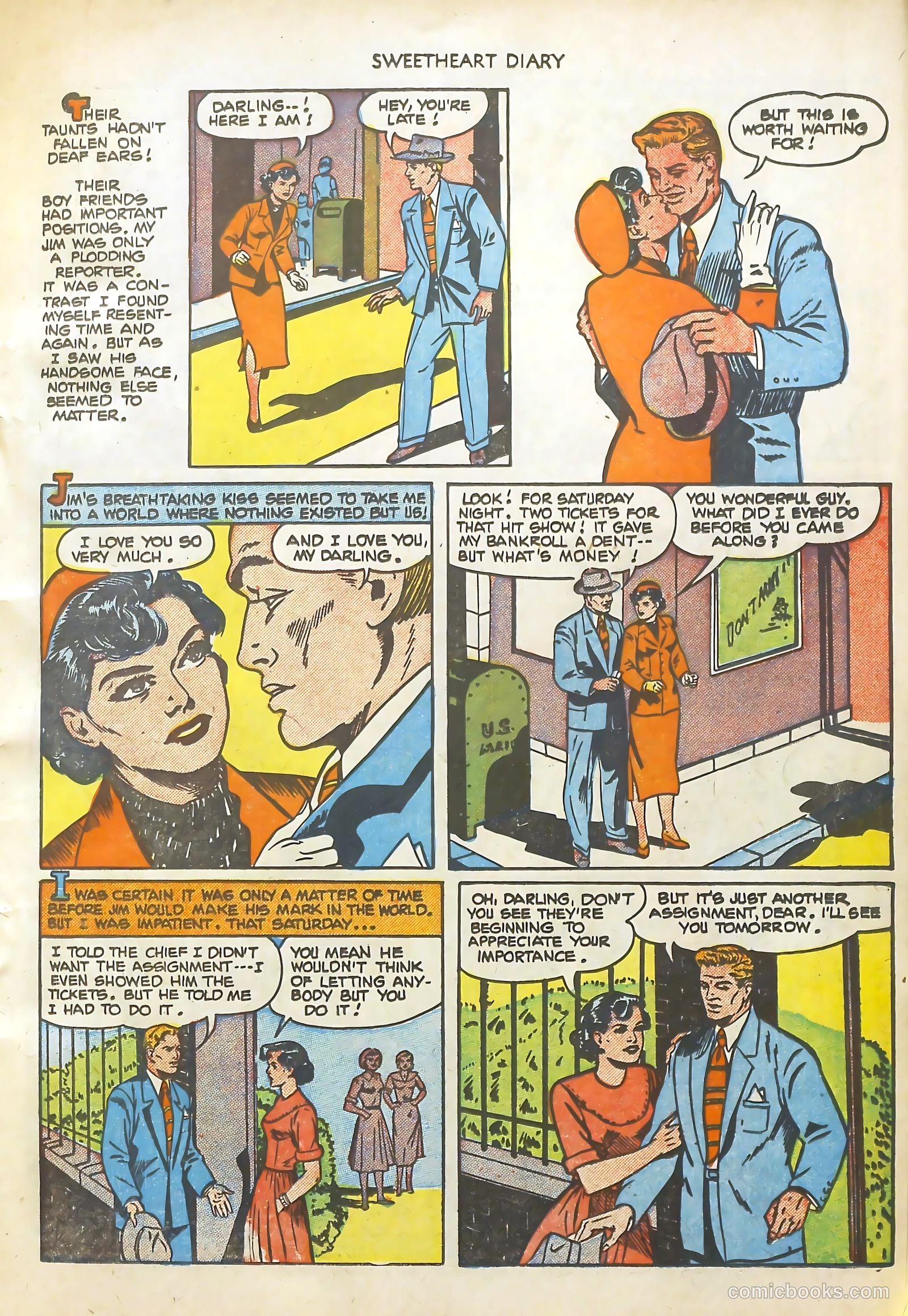 Sweetheart Diary #6 (1951) — page 15 of 36