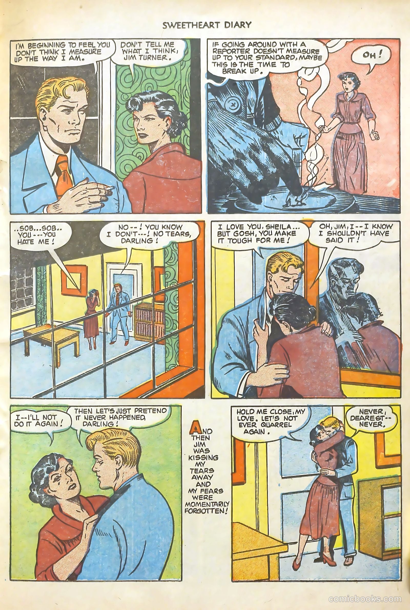 Sweetheart Diary #6 (1951) — page 19 of 36